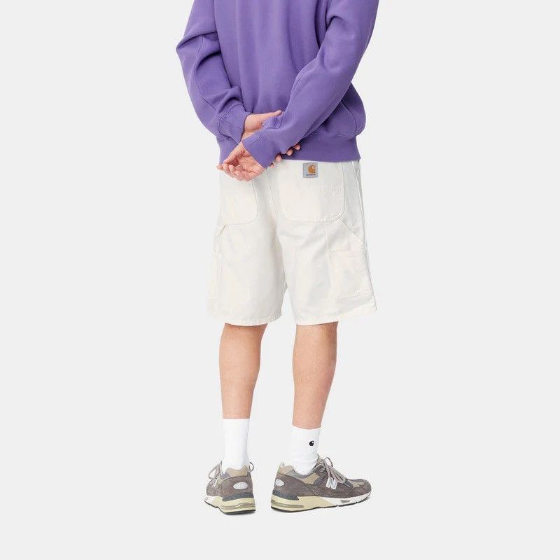 Carhartt Wip Double Knee Carhartt WIP Organic Cotton Shorts Pants White Size US 30 / EU 46 - 17 Thumbnail