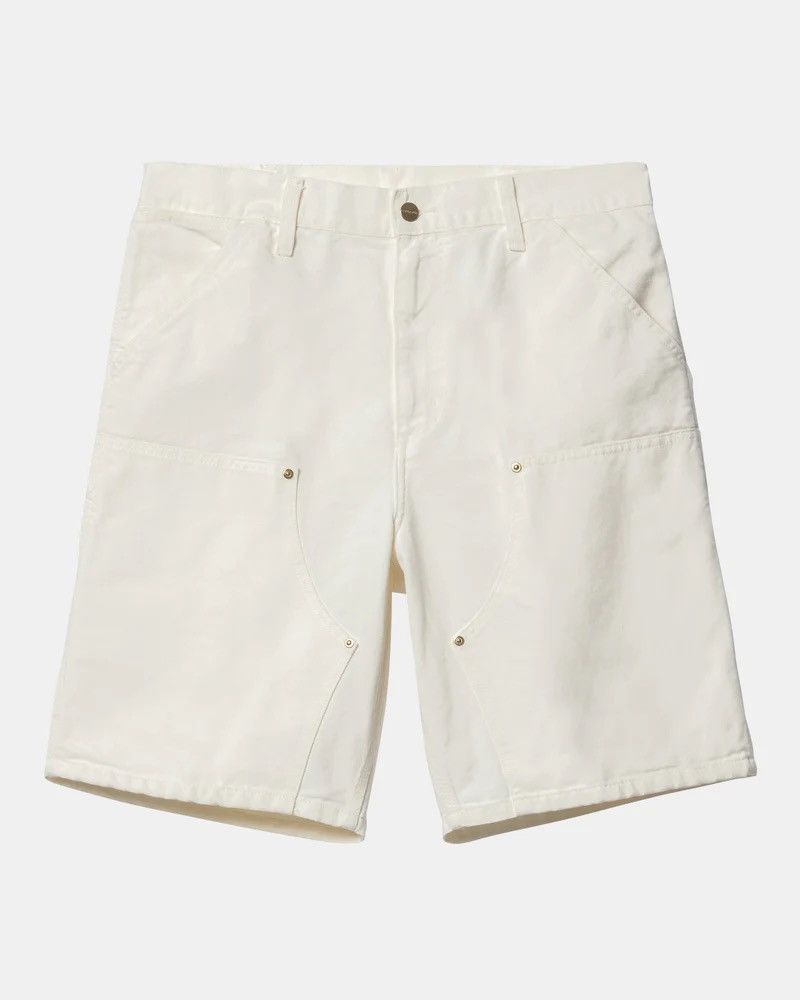 Carhartt Wip Double Knee Carhartt WIP Organic Cotton Shorts Pants White Size US 30 / EU 46 - 1 Thumbnail