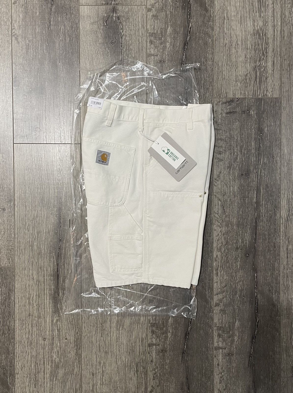 Carhartt Wip Double Knee Carhartt WIP Organic Cotton Shorts Pants White Size US 30 / EU 46 - 12 Thumbnail