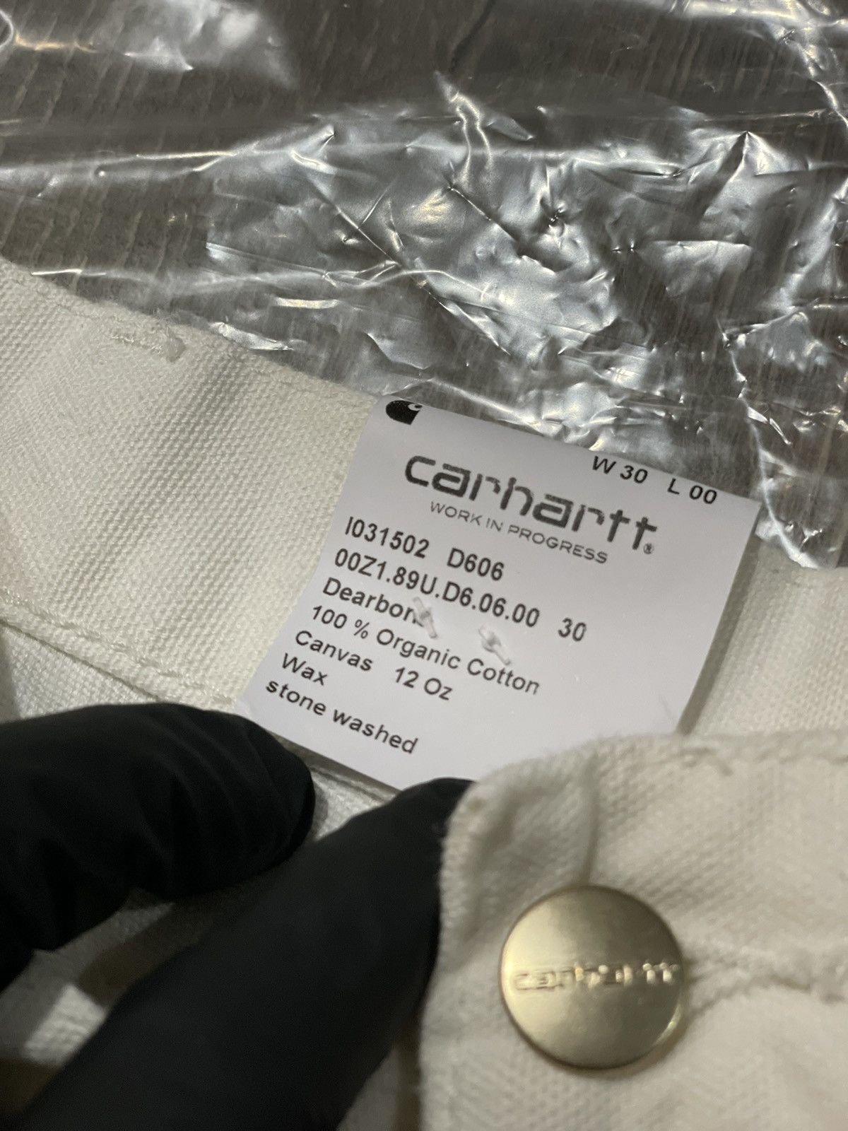 Carhartt Wip Double Knee Carhartt WIP Organic Cotton Shorts Pants White Size US 30 / EU 46 - 9 Thumbnail