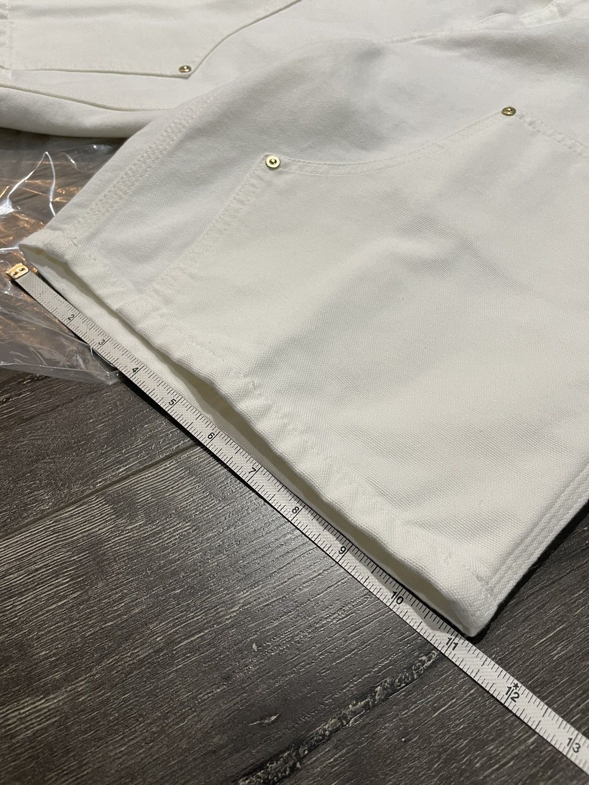 Carhartt Wip Double Knee Carhartt WIP Organic Cotton Shorts Pants White Size US 30 / EU 46 - 5 Thumbnail