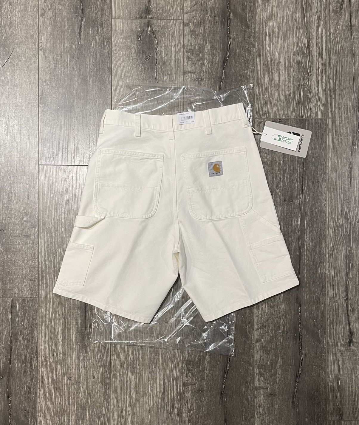 Carhartt Wip Double Knee Carhartt WIP Organic Cotton Shorts Pants White Size US 30 / EU 46 - 4 Thumbnail