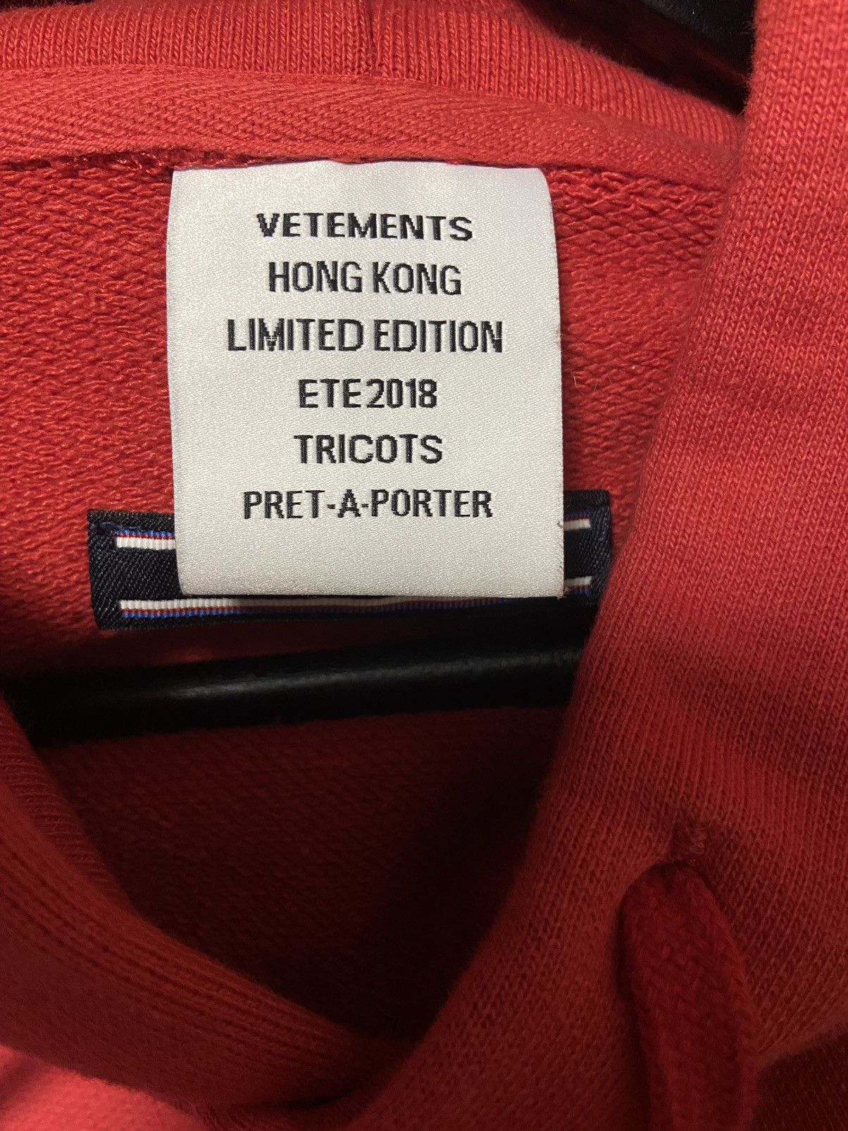Vetements Vetements Tommy Hilfiger Hong Kong Limited hoodie Size US XS / EU 42 / 0 - 3 Thumbnail