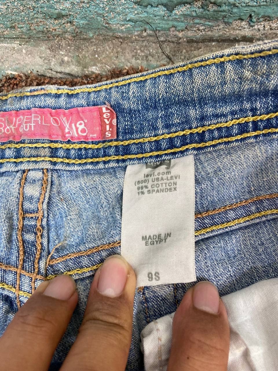 Levi's vintage levis 518 superlow bootcut flare denim Size 34" / US 12 / IT 48 - 13 Thumbnail