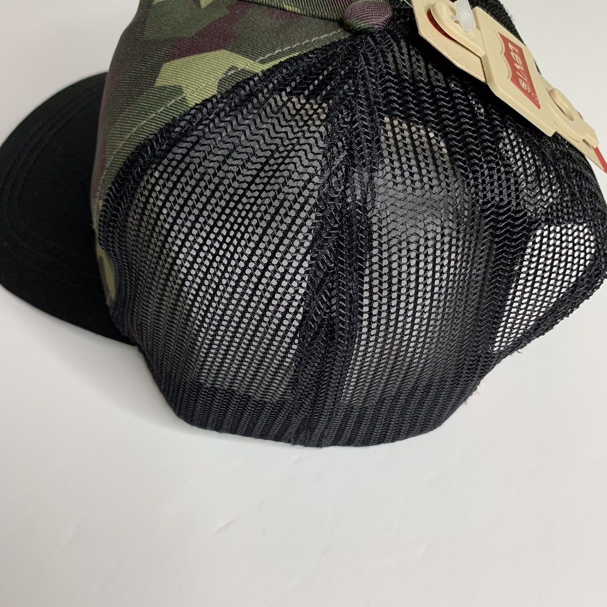 Levi's Levi’s Logo Camo Camouflage Snapback Trucker Hat • NWT Size ONE SIZE - 4 Thumbnail