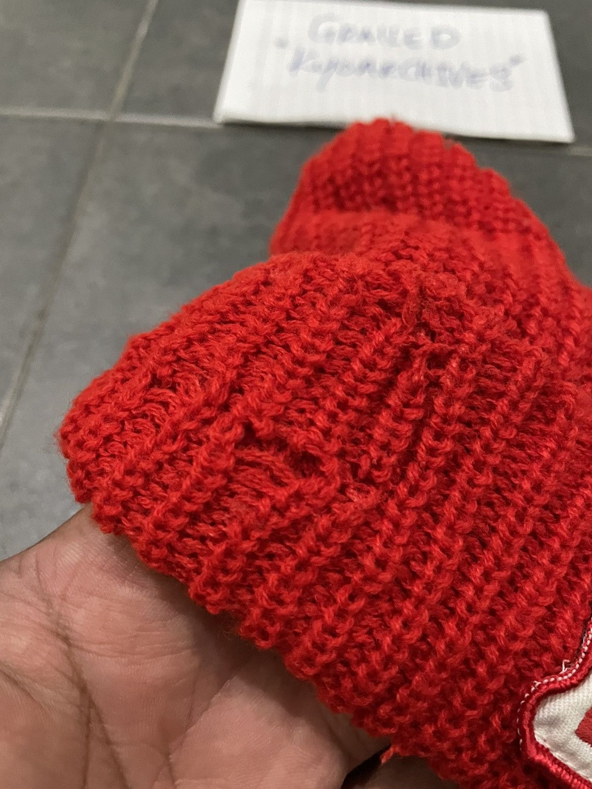 Japanese Brand × Vintage VINTAGE CHAMPION RACING RED BEANIE Size ONE SIZE - 4 Thumbnail