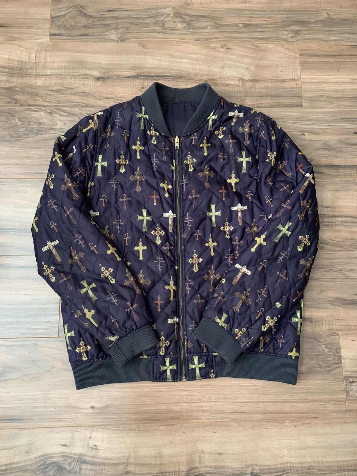 Supreme Crosses Reversible Bomber | Grailed