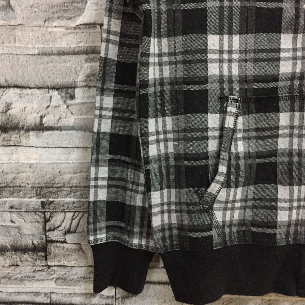Japanese Brand Vintage BACK NUMBER hoodie plaid hip hop size L Size US L / EU 52-54 / 3 - 5 Thumbnail