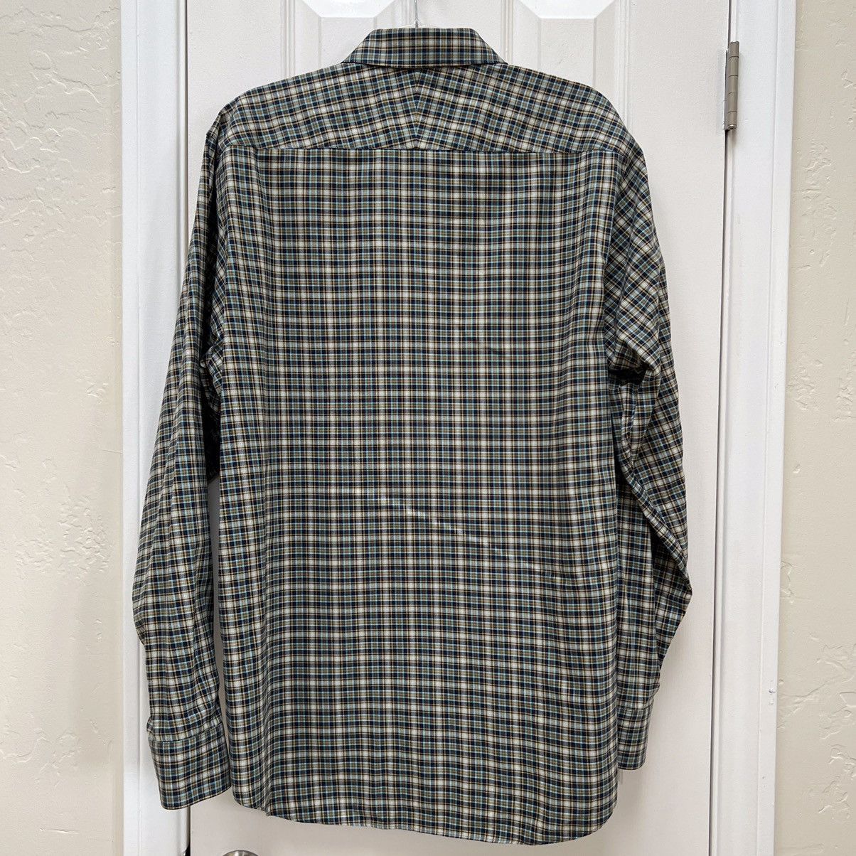 Robert Talbott Robert Talbott Tailored Blue Yellow Plaid Button-Up Shirt Size US XL / EU 56 / 4 - 5 Thumbnail
