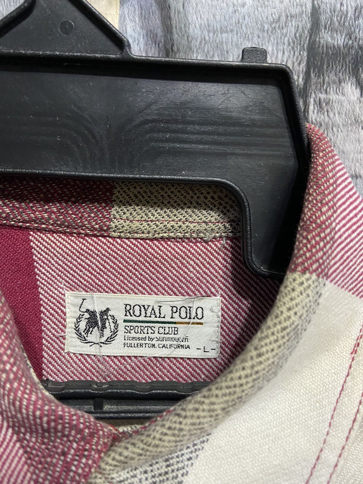 Japanese Brand Vintage Royal Polo Flannel double pocket plaid Size US L / EU 52-54 / 3 - 4 Thumbnail