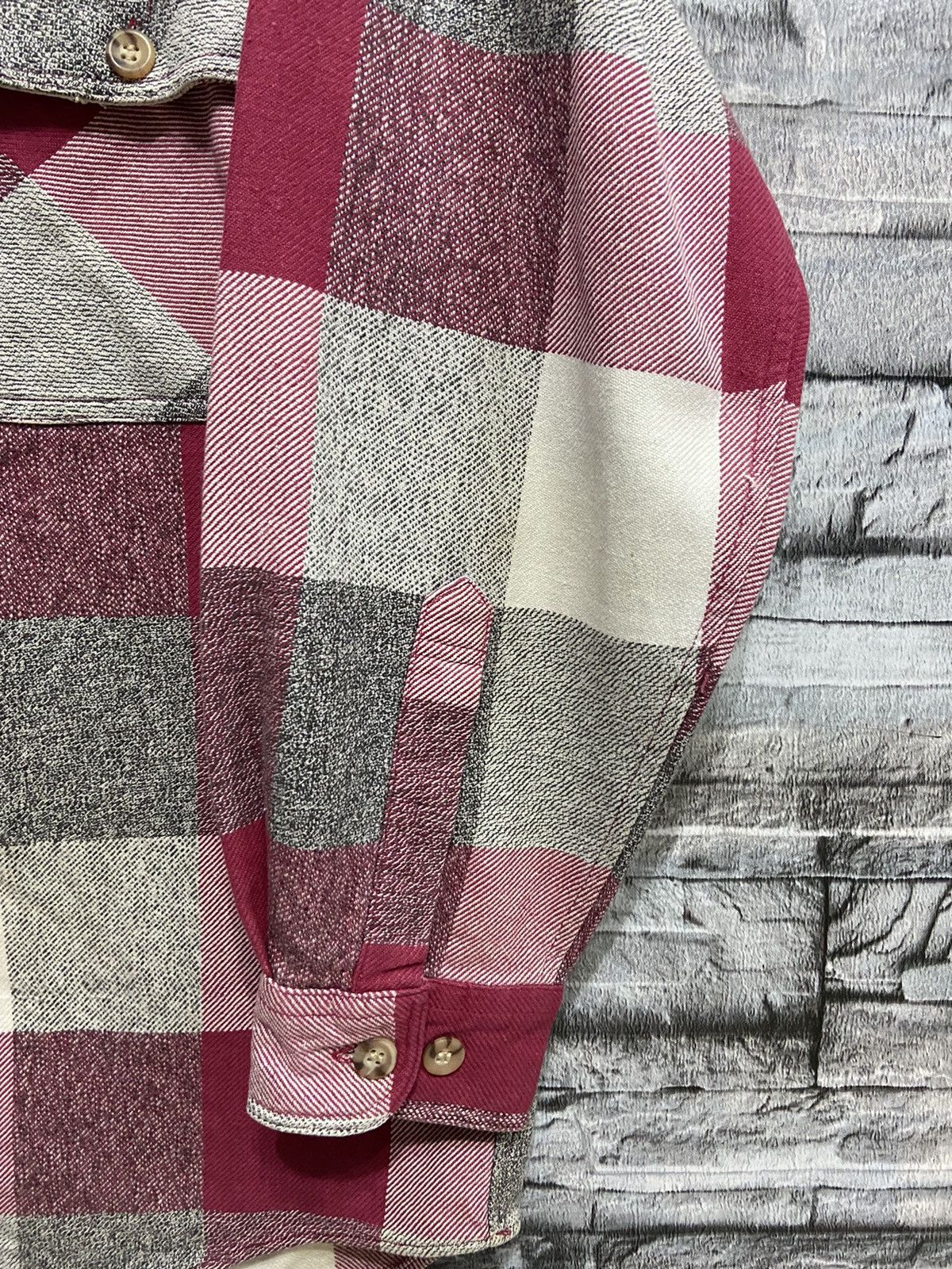 Japanese Brand Vintage Royal Polo Flannel double pocket plaid Size US L / EU 52-54 / 3 - 6 Thumbnail