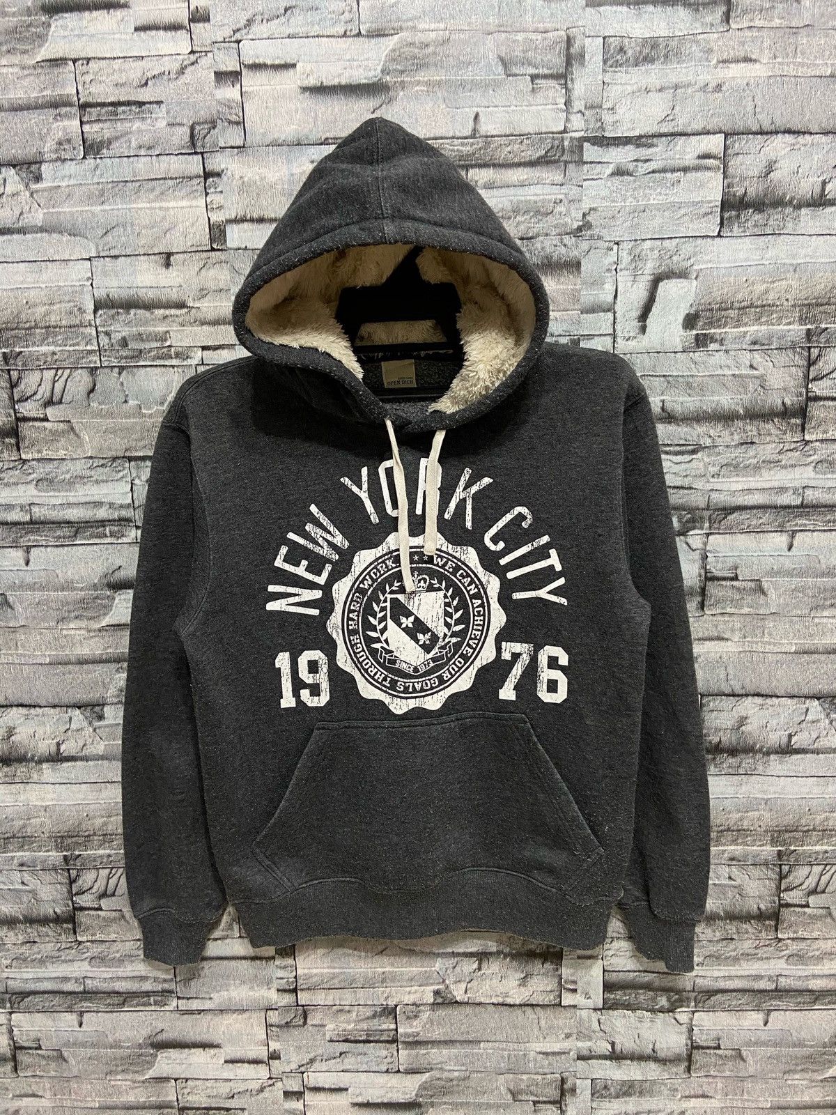 Japanese Brand Open Dich hoodie New York City big design Size US M / EU 48-50 / 2 - 2 Thumbnail
