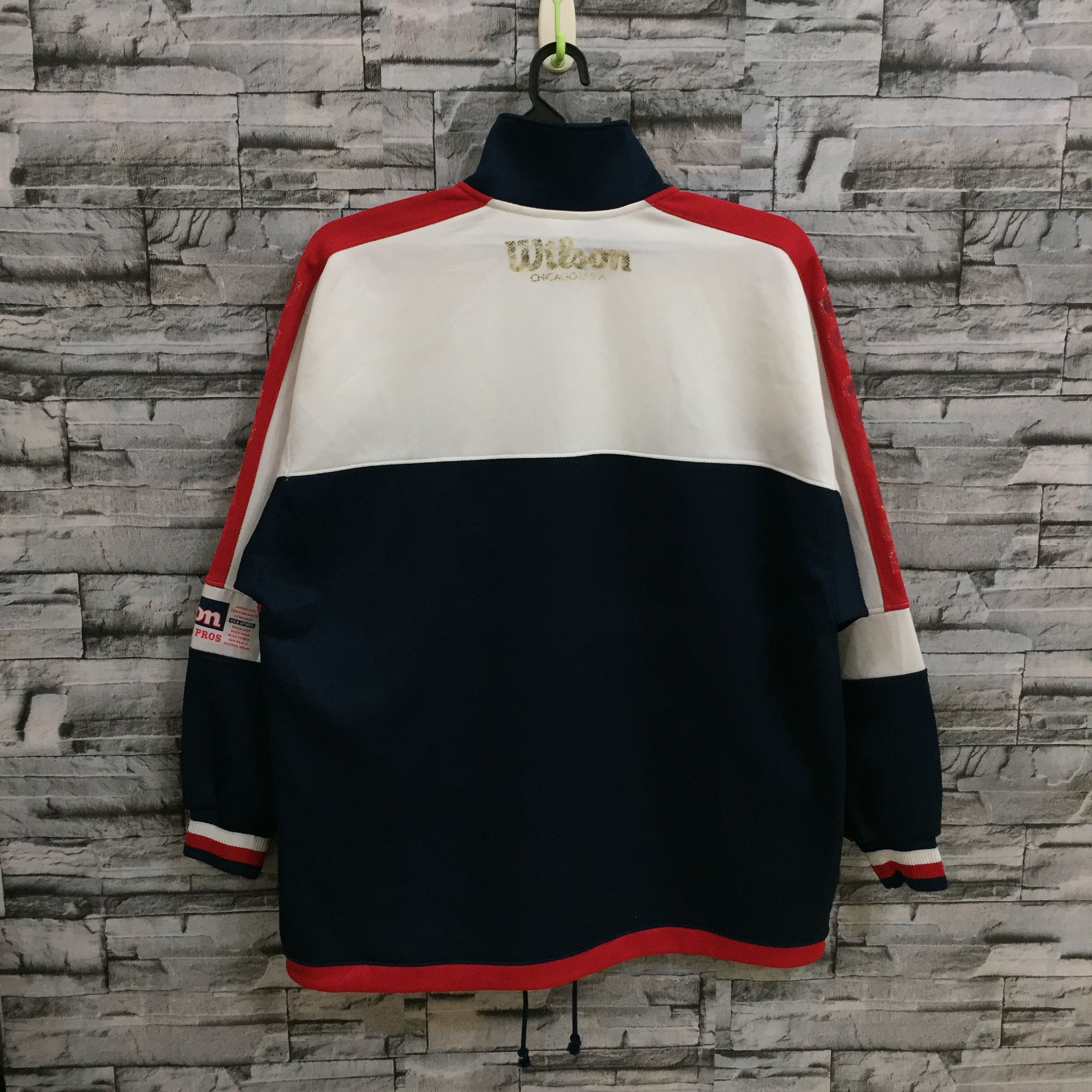 Wilson Vintage wilson sweatshirt big logo multicolour size fit XL Size US XL / EU 56 / 4 - 8 Thumbnail