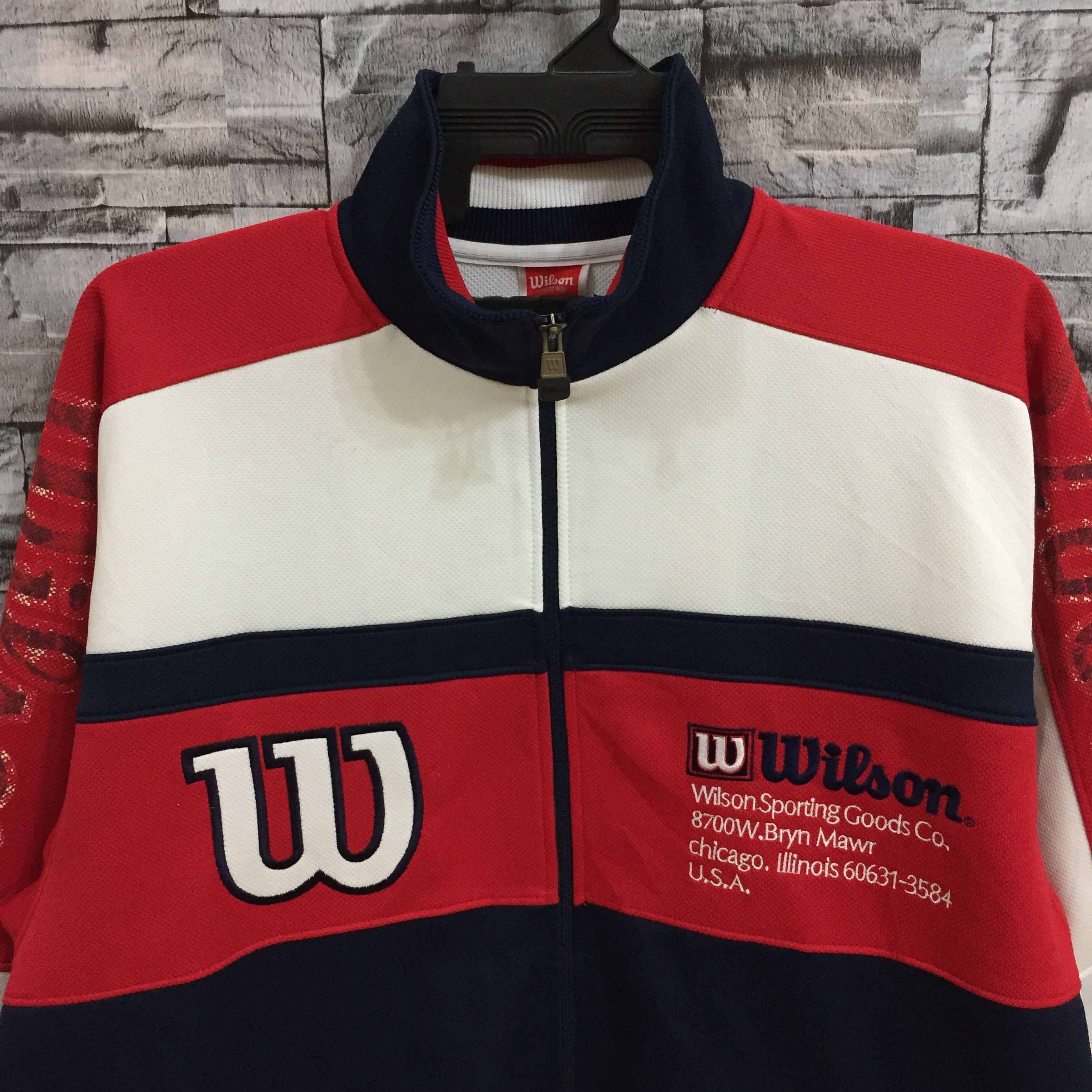 Wilson Vintage wilson sweatshirt big logo multicolour size fit XL Size US XL / EU 56 / 4 - 3 Thumbnail