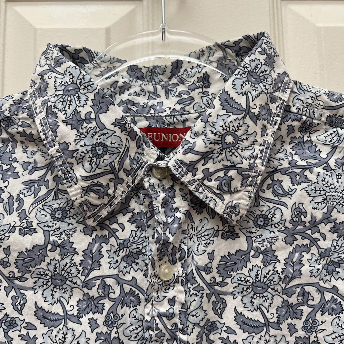 UNIONBAY Reunion Union Bay Floral Paisley Button Up Shirt • Hipster Size US XL / EU 56 / 4 - 4 Thumbnail