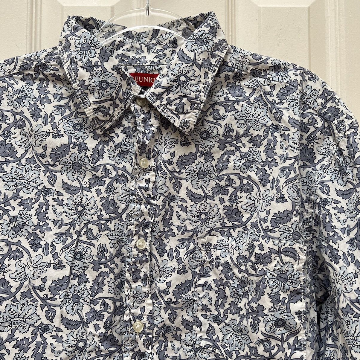 UNIONBAY Reunion Union Bay Floral Paisley Button Up Shirt • Hipster Size US XL / EU 56 / 4 - 3 Thumbnail