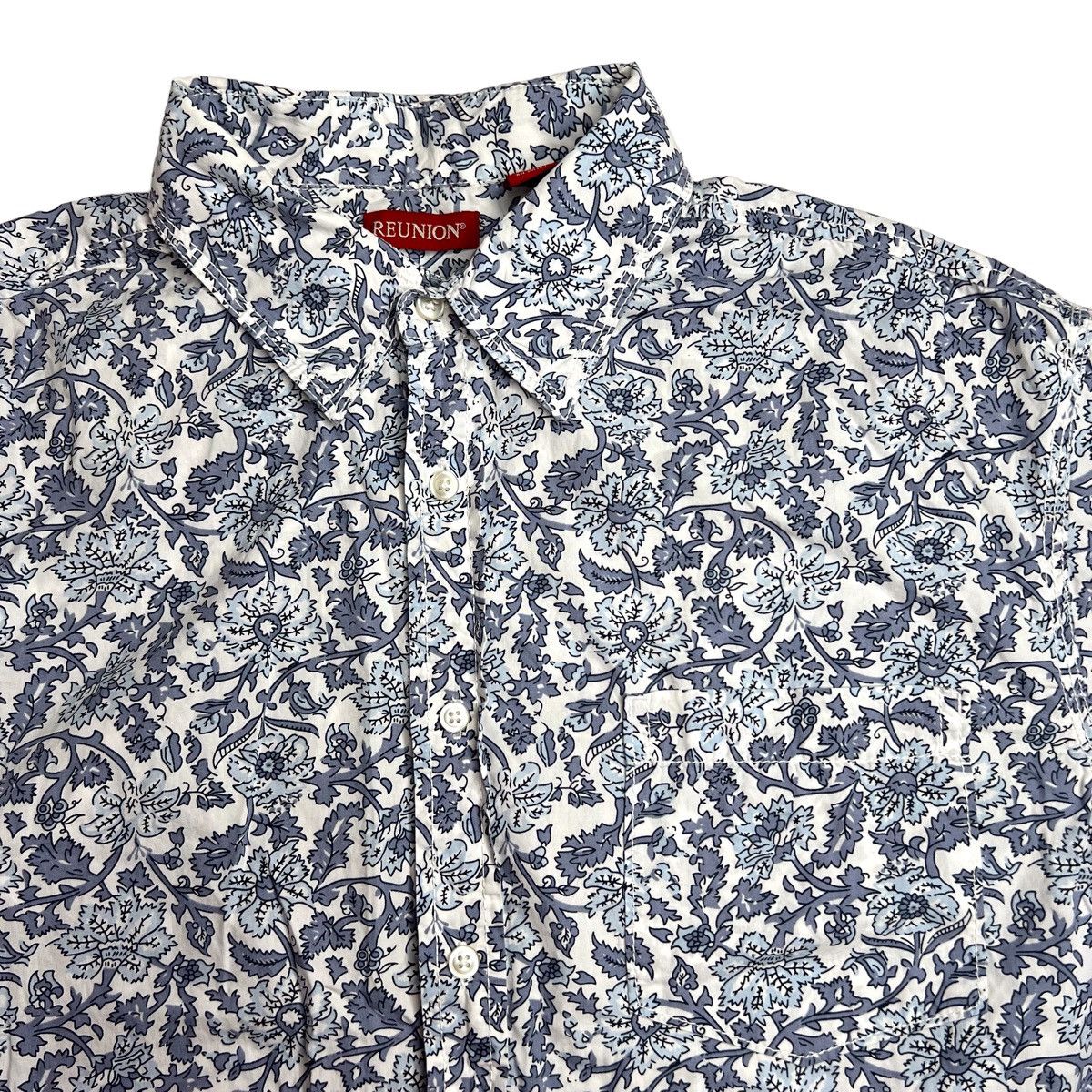 UNIONBAY Reunion Union Bay Floral Paisley Button Up Shirt • Hipster Size US XL / EU 56 / 4 - 1 Thumbnail