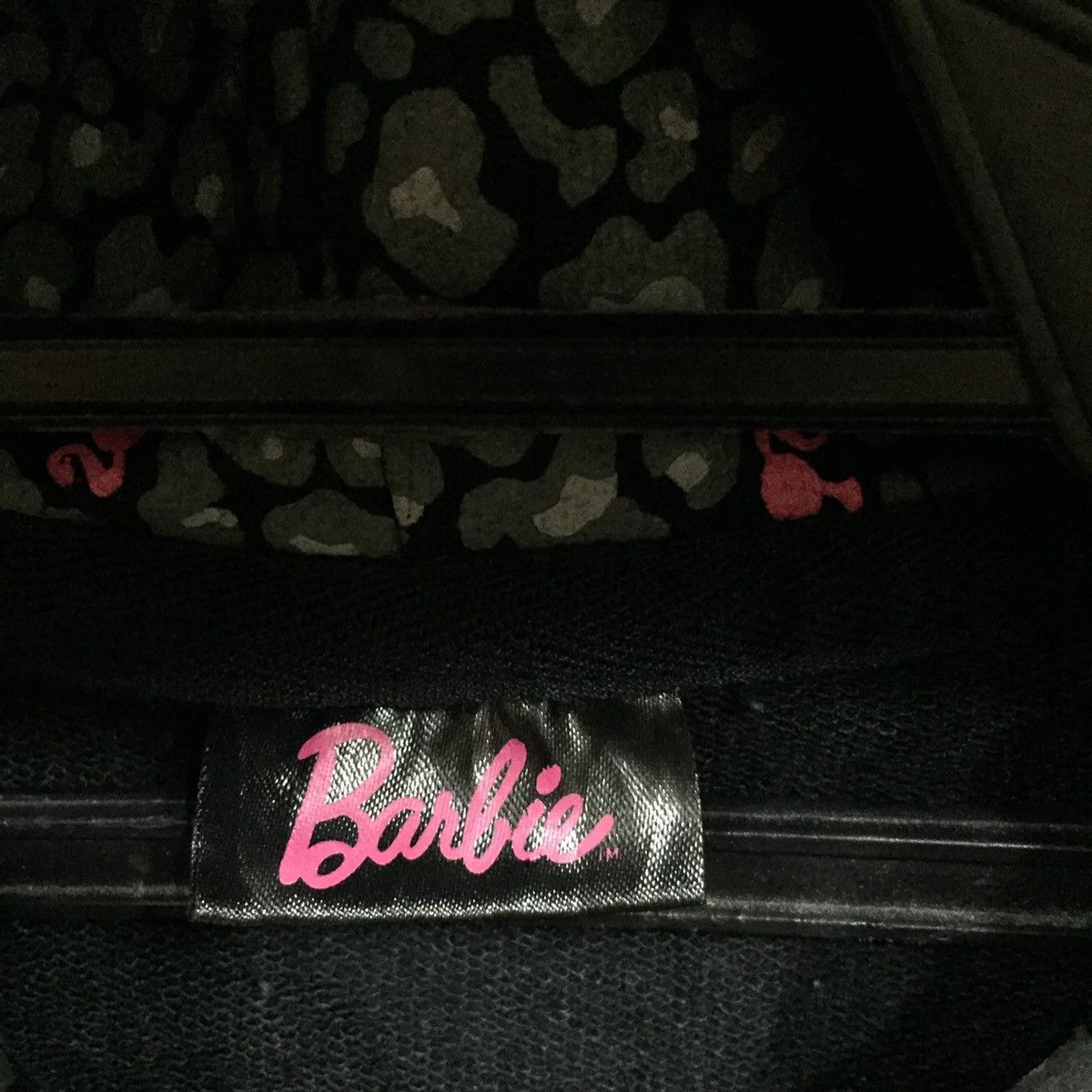 Vintage Barbie hoodie spell out big design cartoon Size US L / EU 52-54 / 3 - 4 Thumbnail