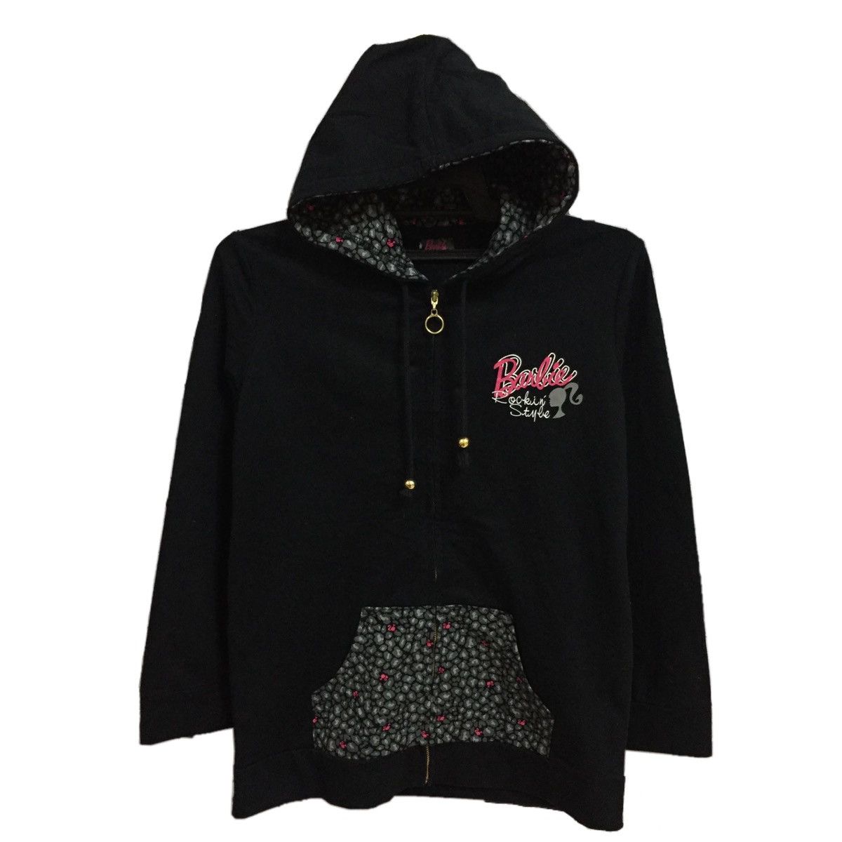 Vintage Barbie hoodie spell out big design cartoon Size US L / EU 52-54 / 3 - 1 Thumbnail