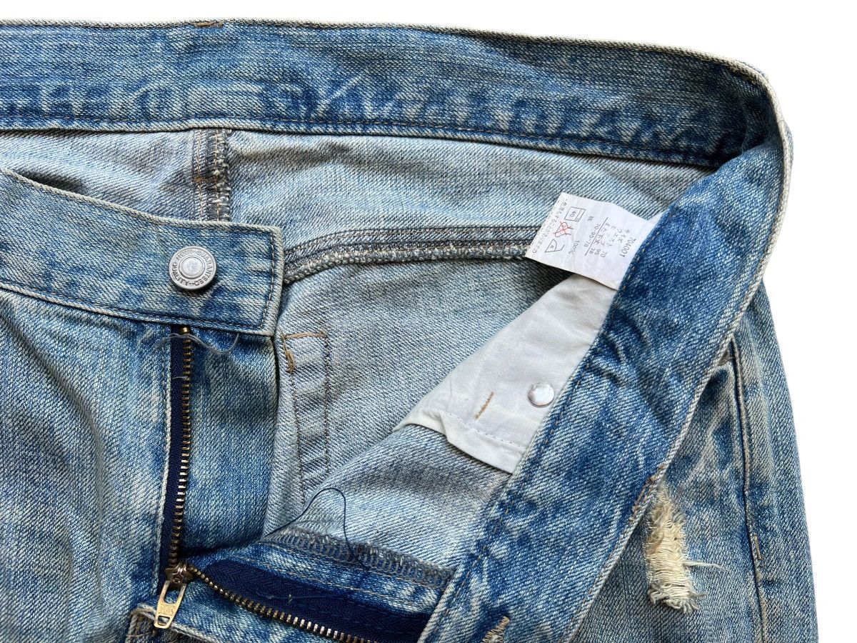 Cartoon Network Vintage Elmo Grunge Distressed Rusty Denim Jeans 35x31.5 Size US 35 - 7 Thumbnail
