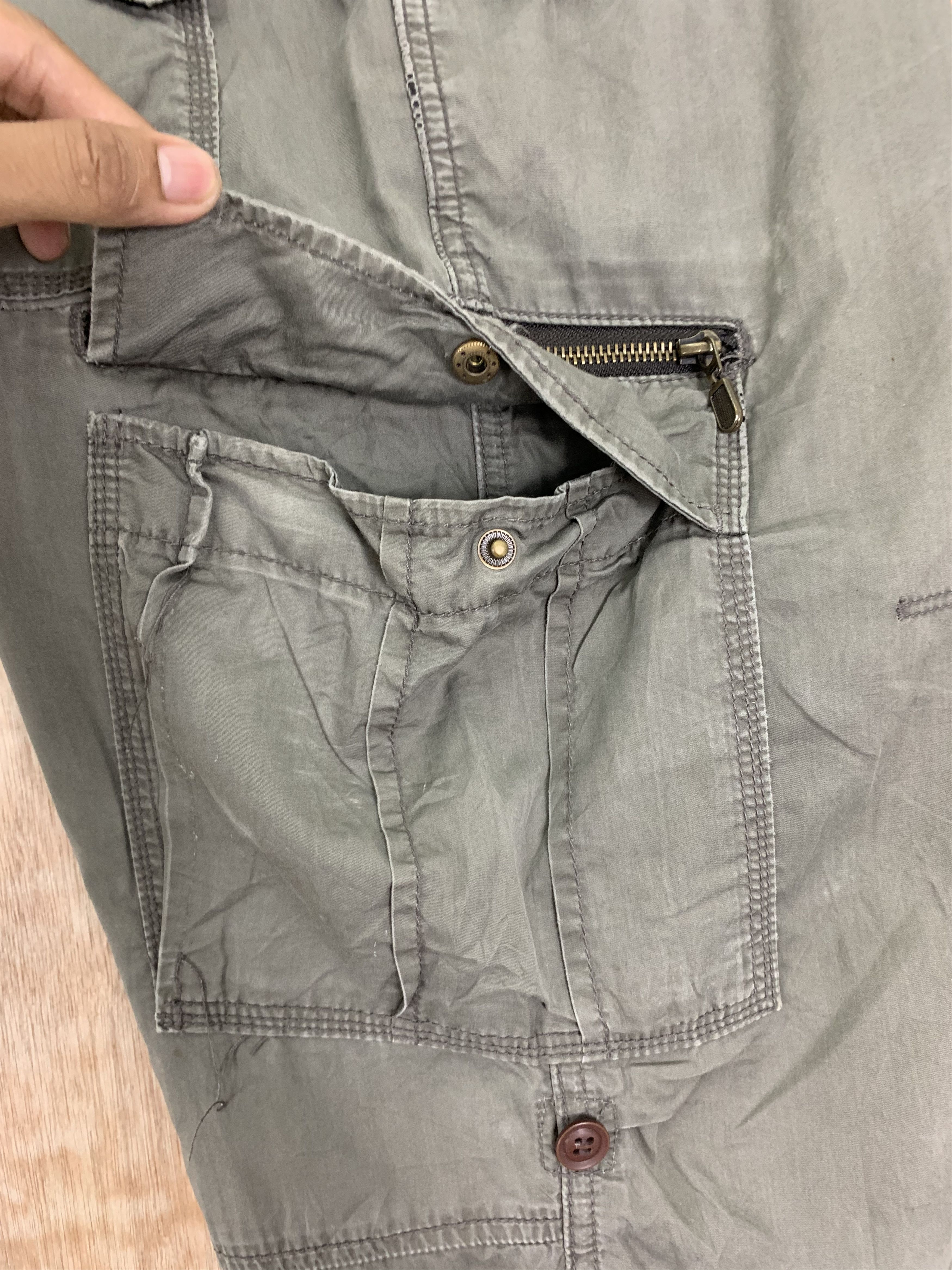 Japanese Brand Cargo Pants Klein Plus Homme Double Knee Vintage Size US 30 / EU 46 - 21 Thumbnail