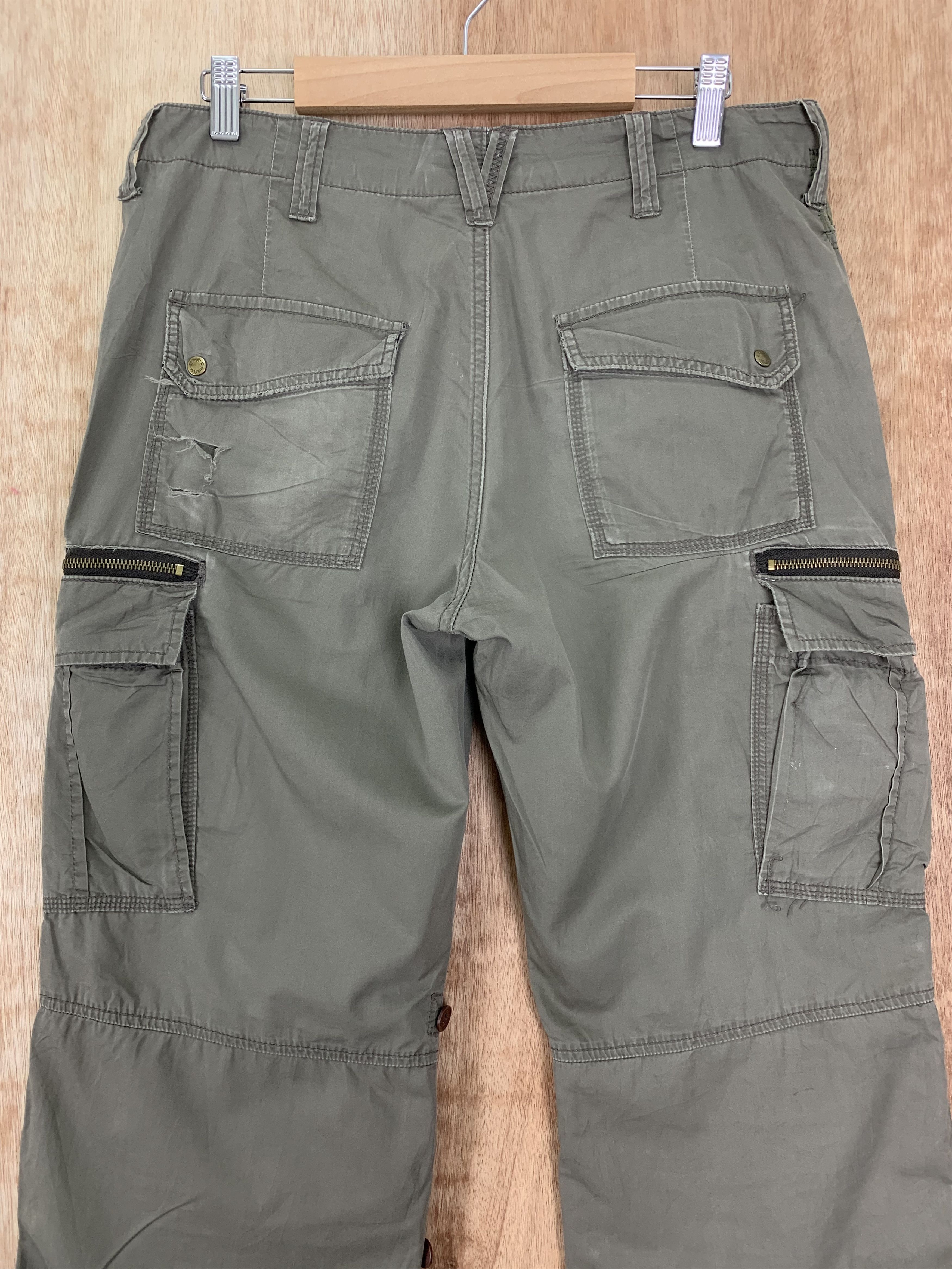 Japanese Brand Cargo Pants Klein Plus Homme Double Knee Vintage Size US 30 / EU 46 - 12 Thumbnail