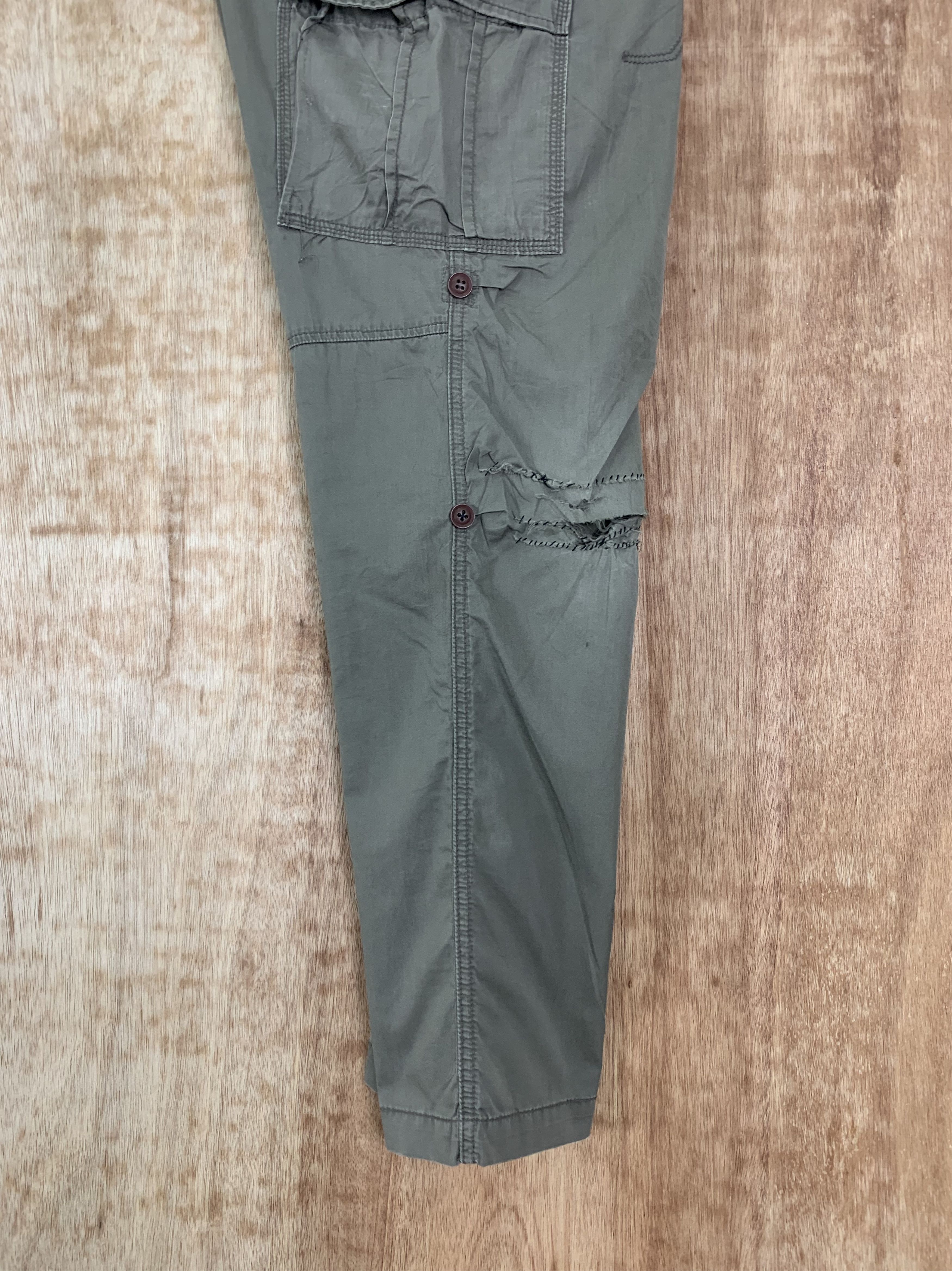 Japanese Brand Cargo Pants Klein Plus Homme Double Knee Vintage Size US 30 / EU 46 - 19 Thumbnail