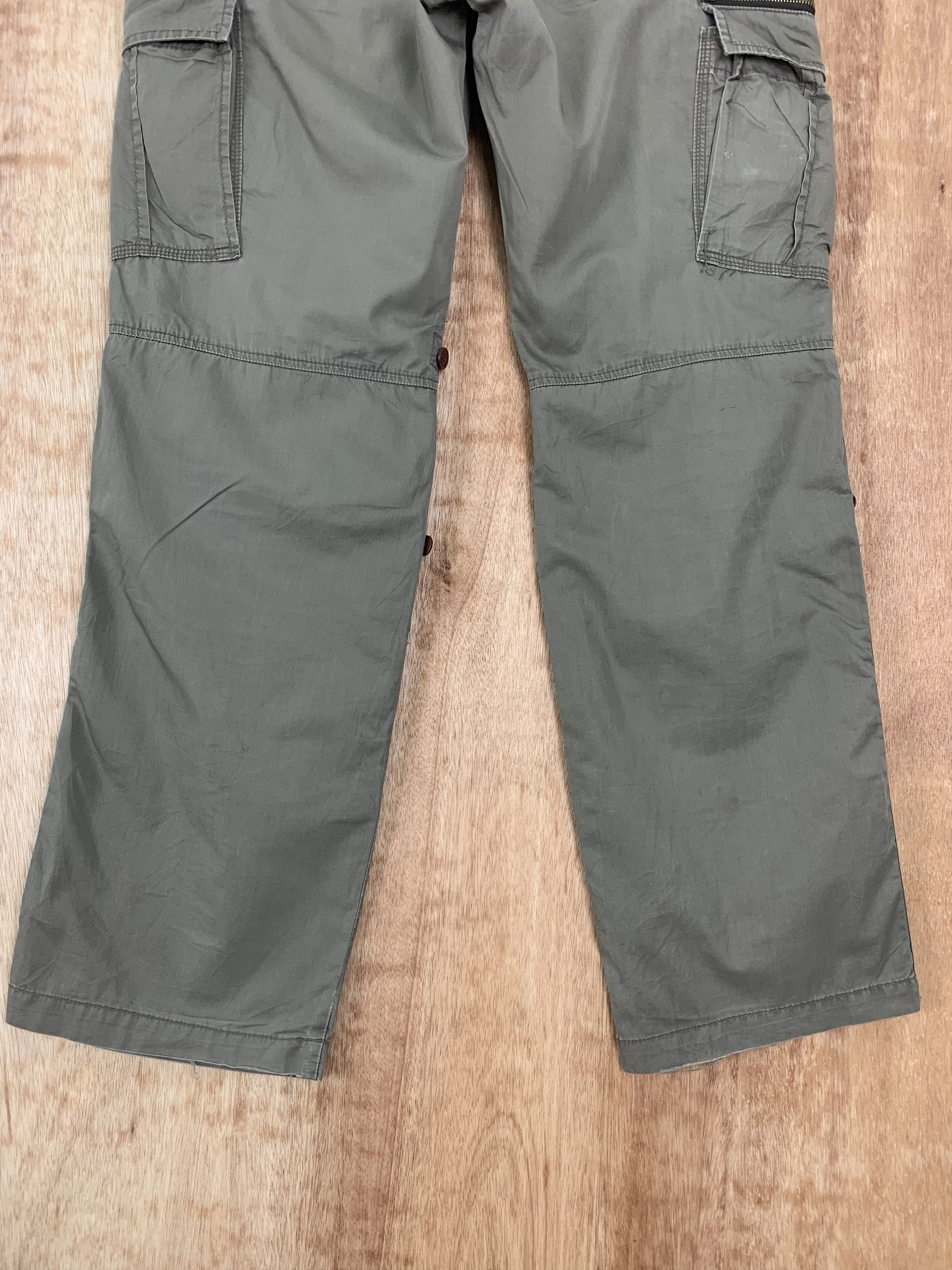 Japanese Brand Cargo Pants Klein Plus Homme Double Knee Vintage Size US 30 / EU 46 - 13 Thumbnail