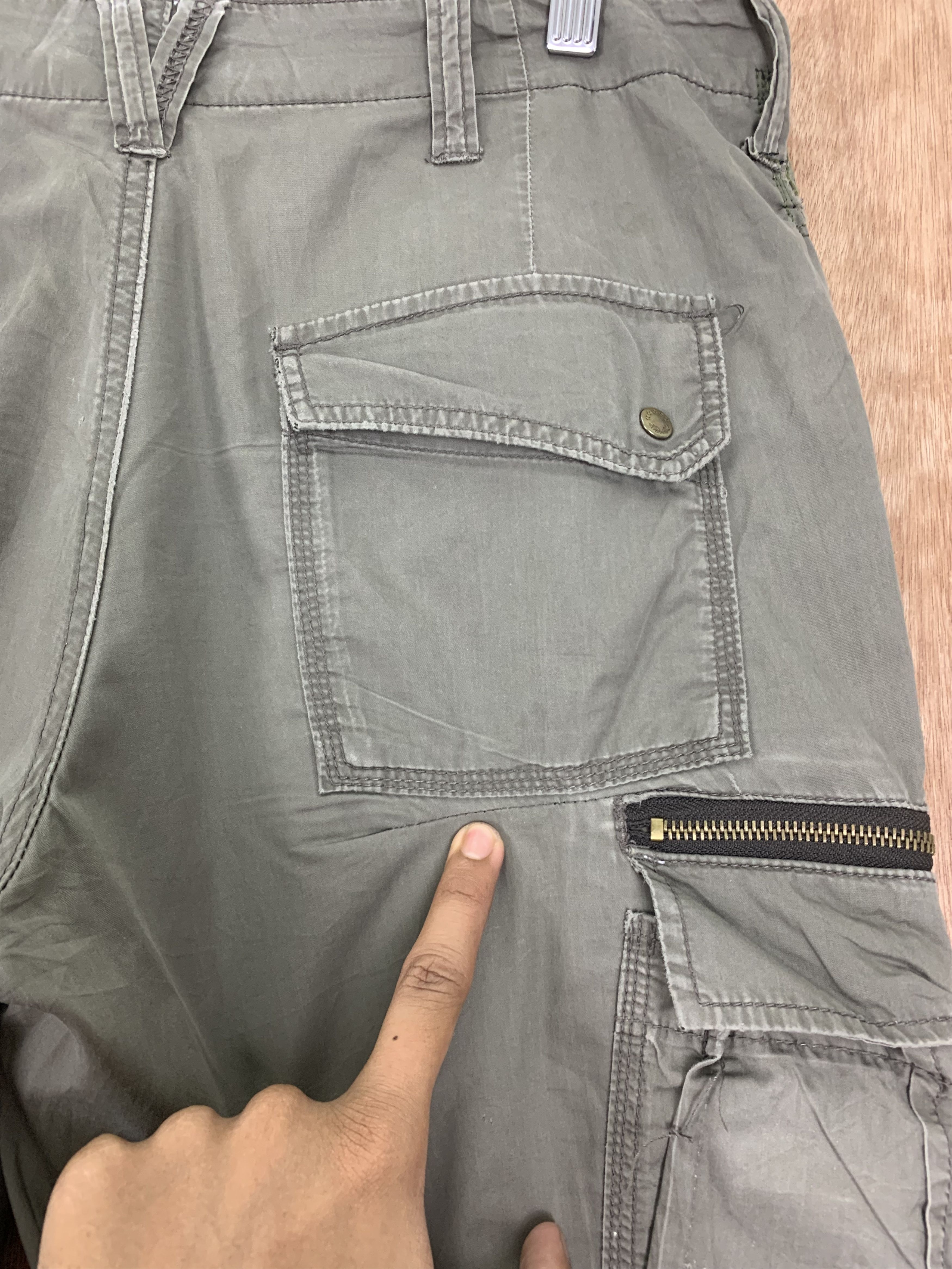 Japanese Brand Cargo Pants Klein Plus Homme Double Knee Vintage Size US 30 / EU 46 - 16 Thumbnail