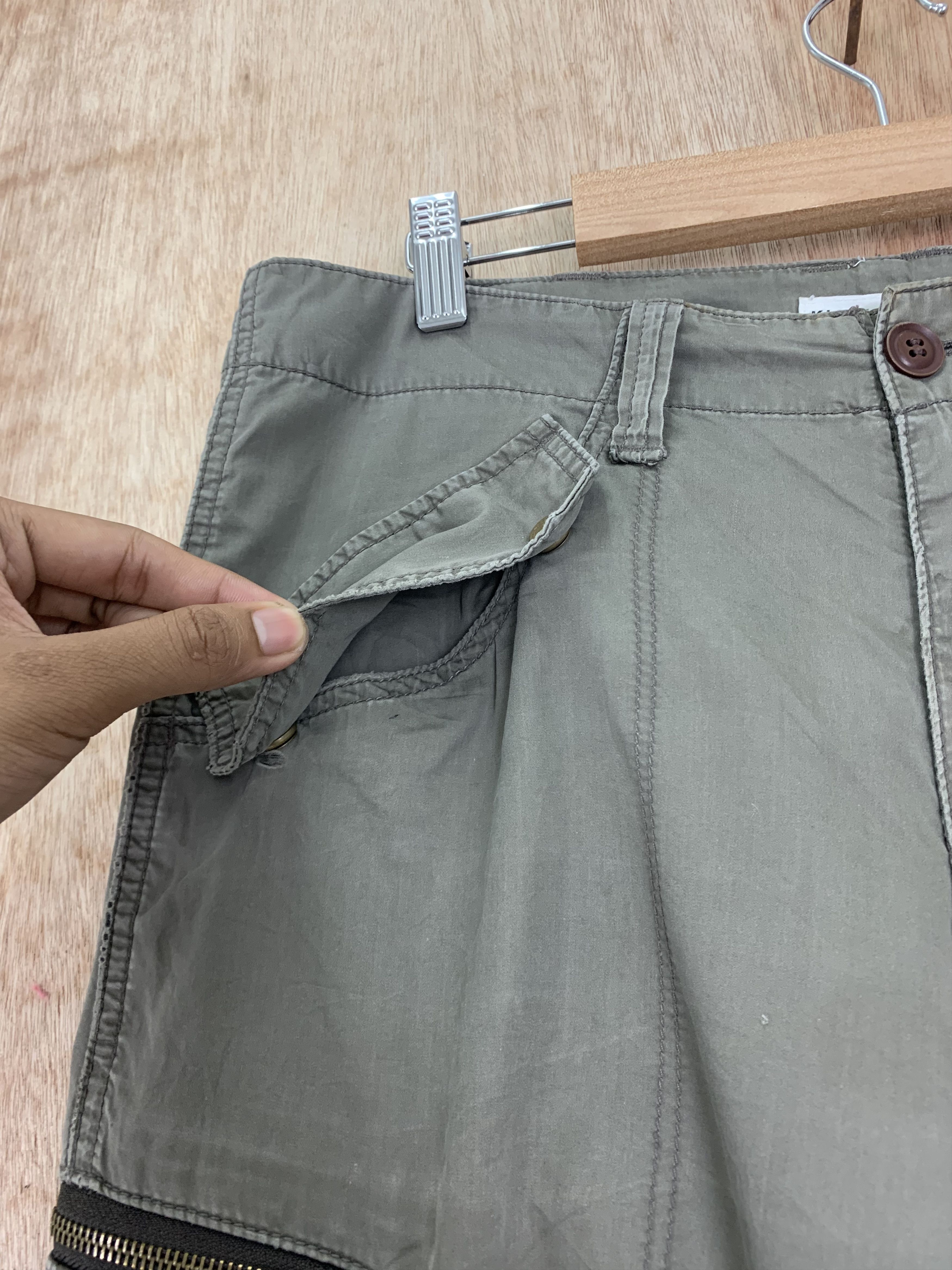 Japanese Brand Cargo Pants Klein Plus Homme Double Knee Vintage Size US 30 / EU 46 - 10 Thumbnail