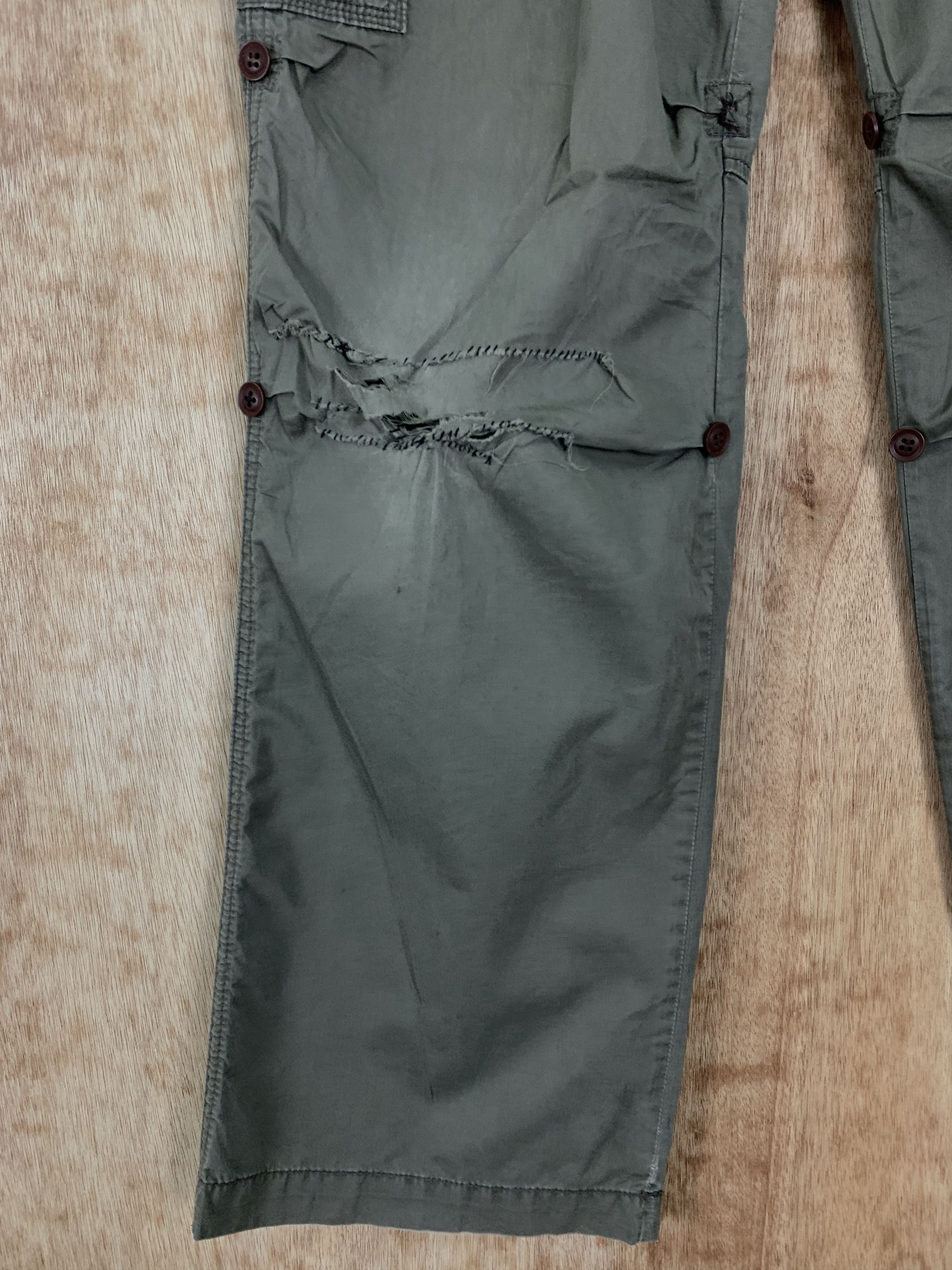 Japanese Brand Cargo Pants Klein Plus Homme Double Knee Vintage Size US 30 / EU 46 - 6 Thumbnail