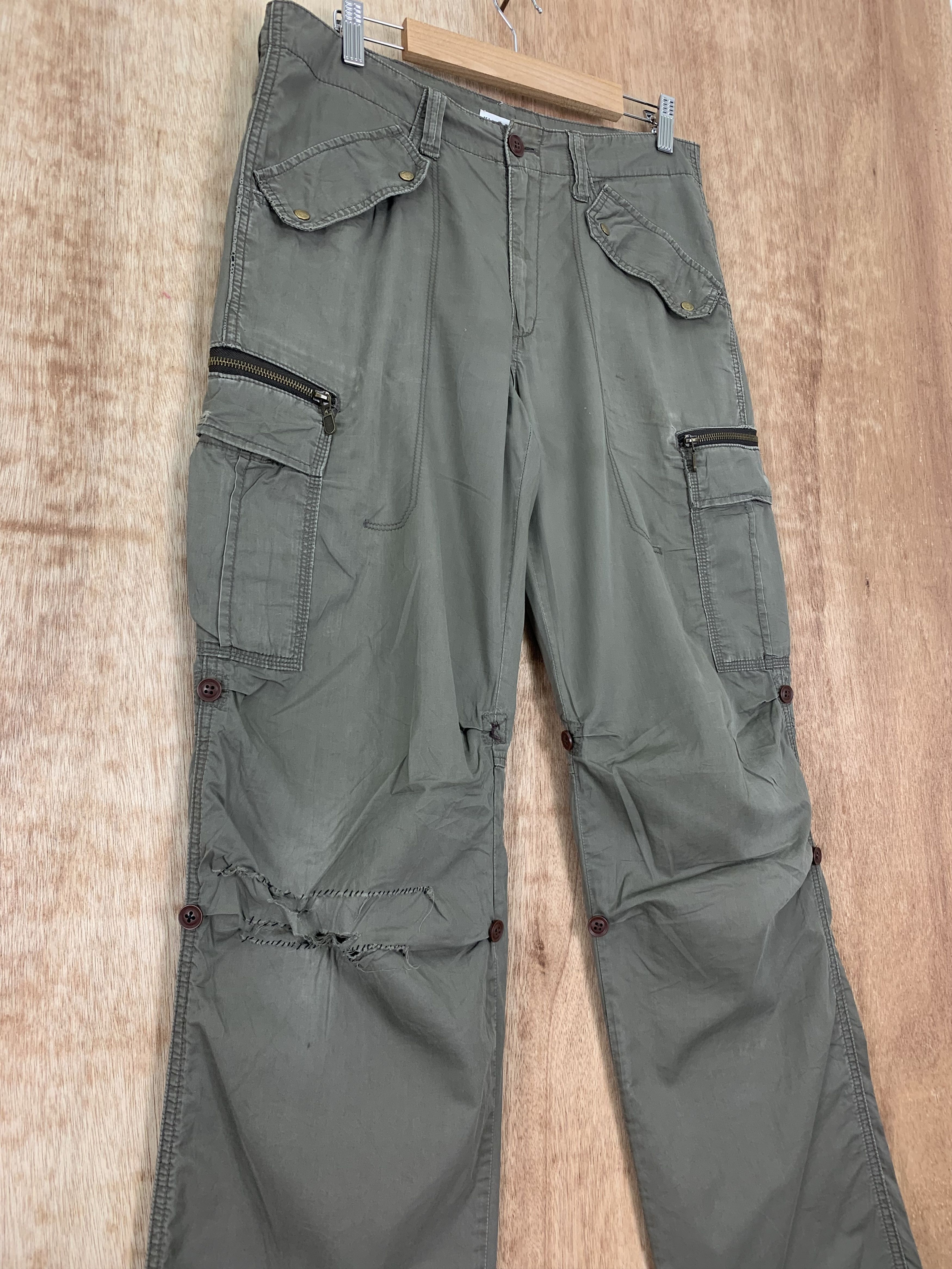 Japanese Brand Cargo Pants Klein Plus Homme Double Knee Vintage Size US 30 / EU 46 - 8 Thumbnail