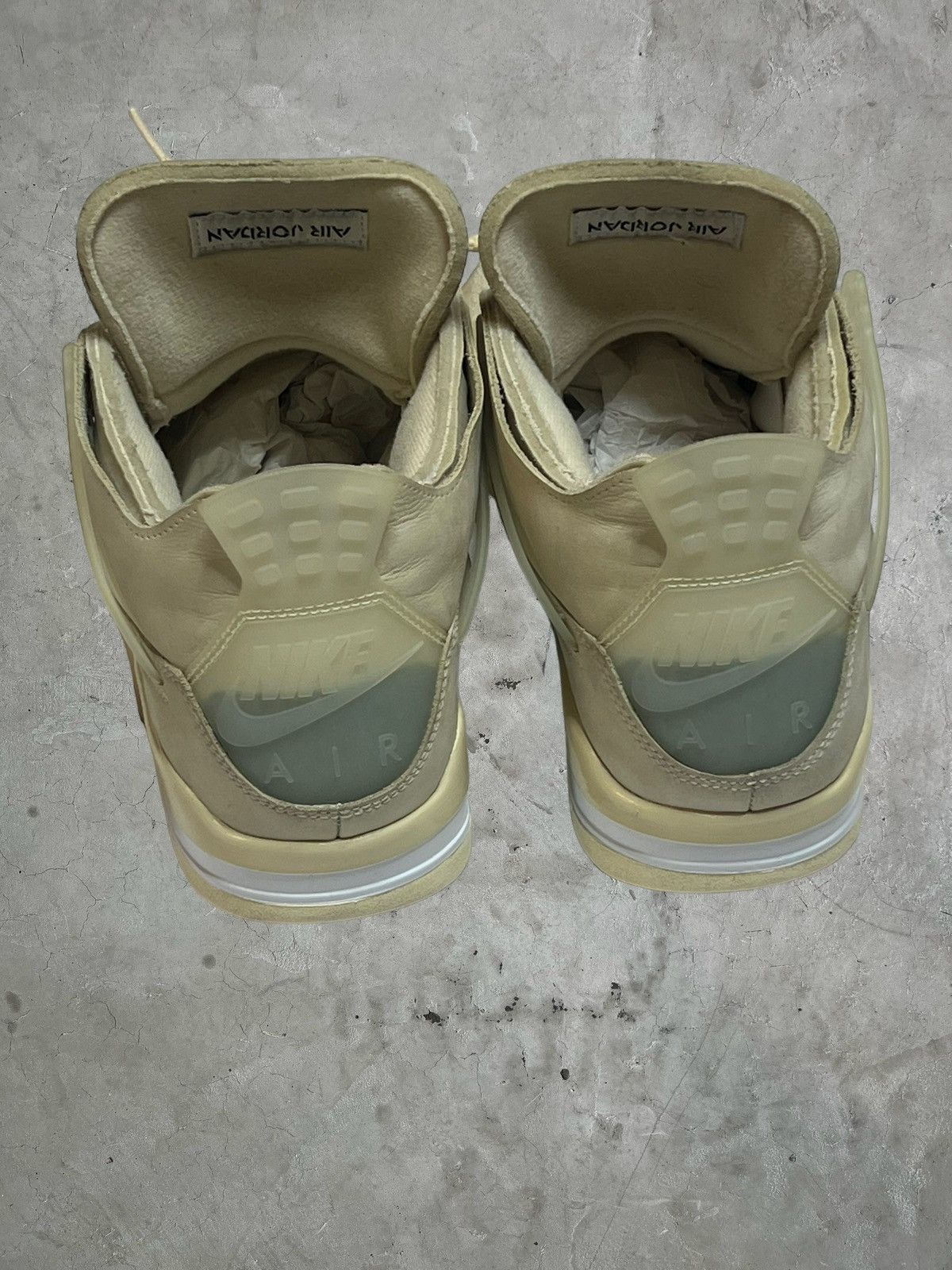 Jordan Brand × Off-White Off White Jordan 4 Sail Size US 9.5 / EU 42-43 - 10 Thumbnail