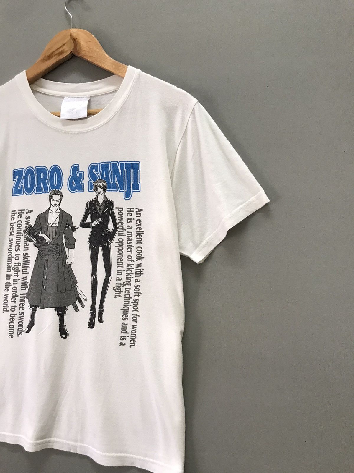 One Piece Vintage One Piece Zoro & Sanji Anime Mugiwara Pirate Tees Size US M / EU 48-50 / 2 - 3 Thumbnail