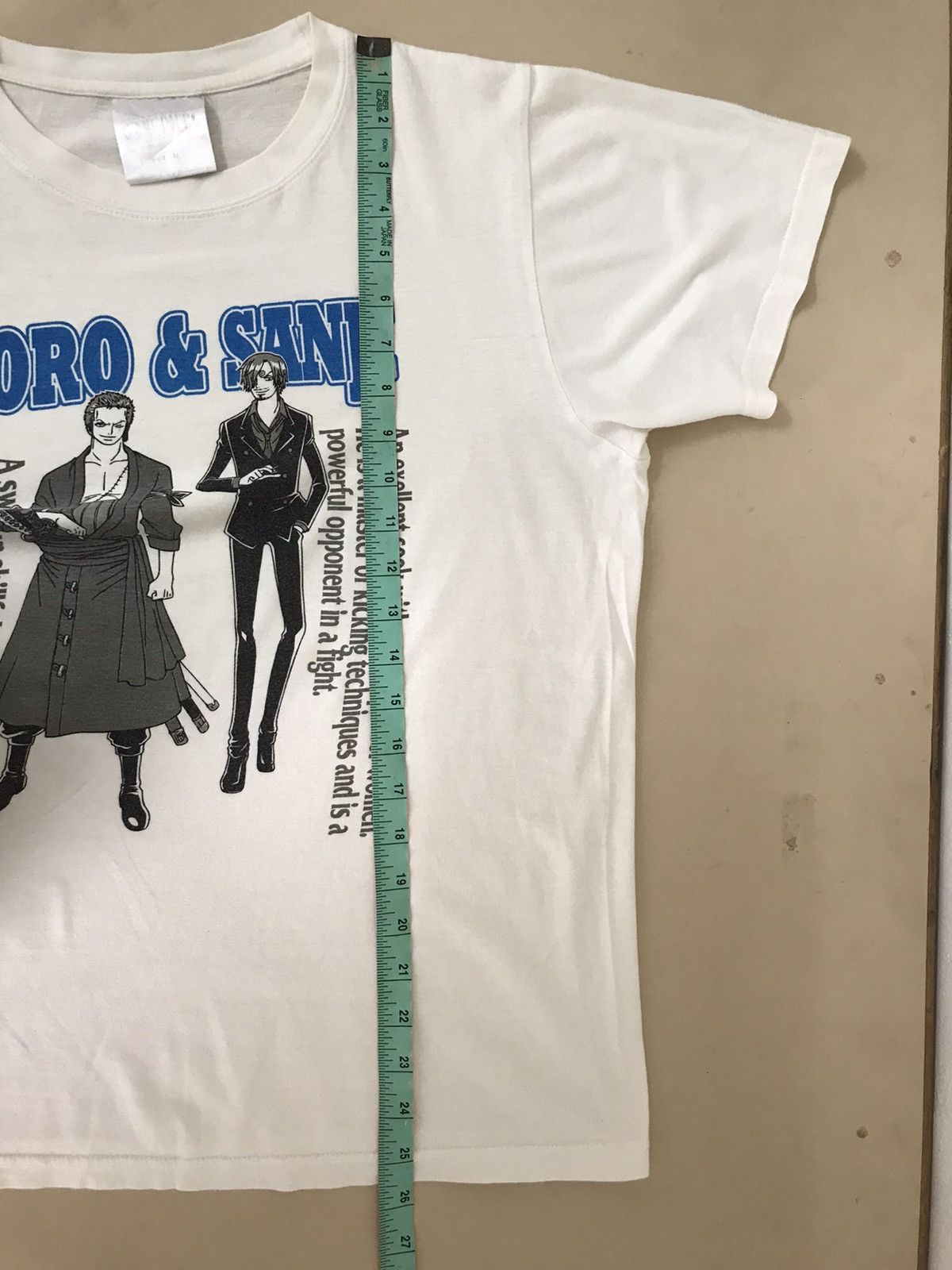 One Piece Vintage One Piece Zoro & Sanji Anime Mugiwara Pirate Tees Size US M / EU 48-50 / 2 - 8 Thumbnail