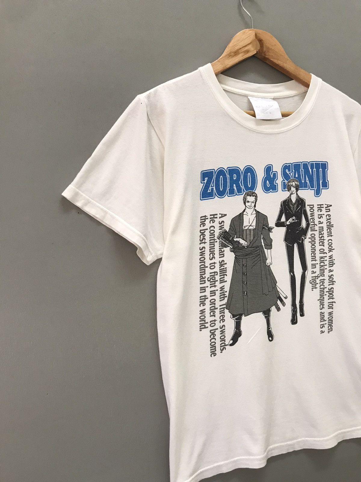 One Piece Vintage One Piece Zoro & Sanji Anime Mugiwara Pirate Tees Size US M / EU 48-50 / 2 - 2 Thumbnail