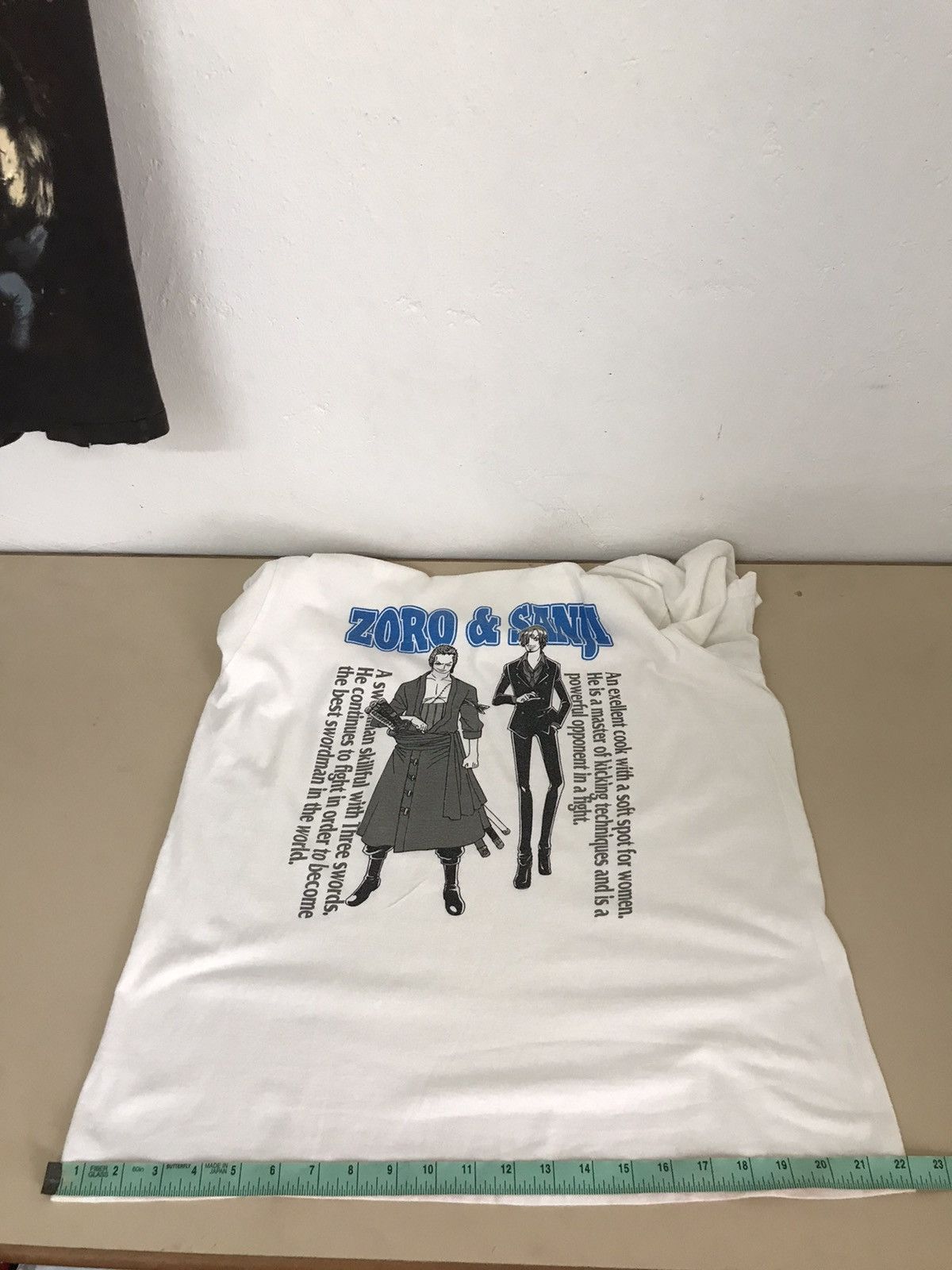 One Piece Vintage One Piece Zoro & Sanji Anime Mugiwara Pirate Tees Size US M / EU 48-50 / 2 - 6 Thumbnail