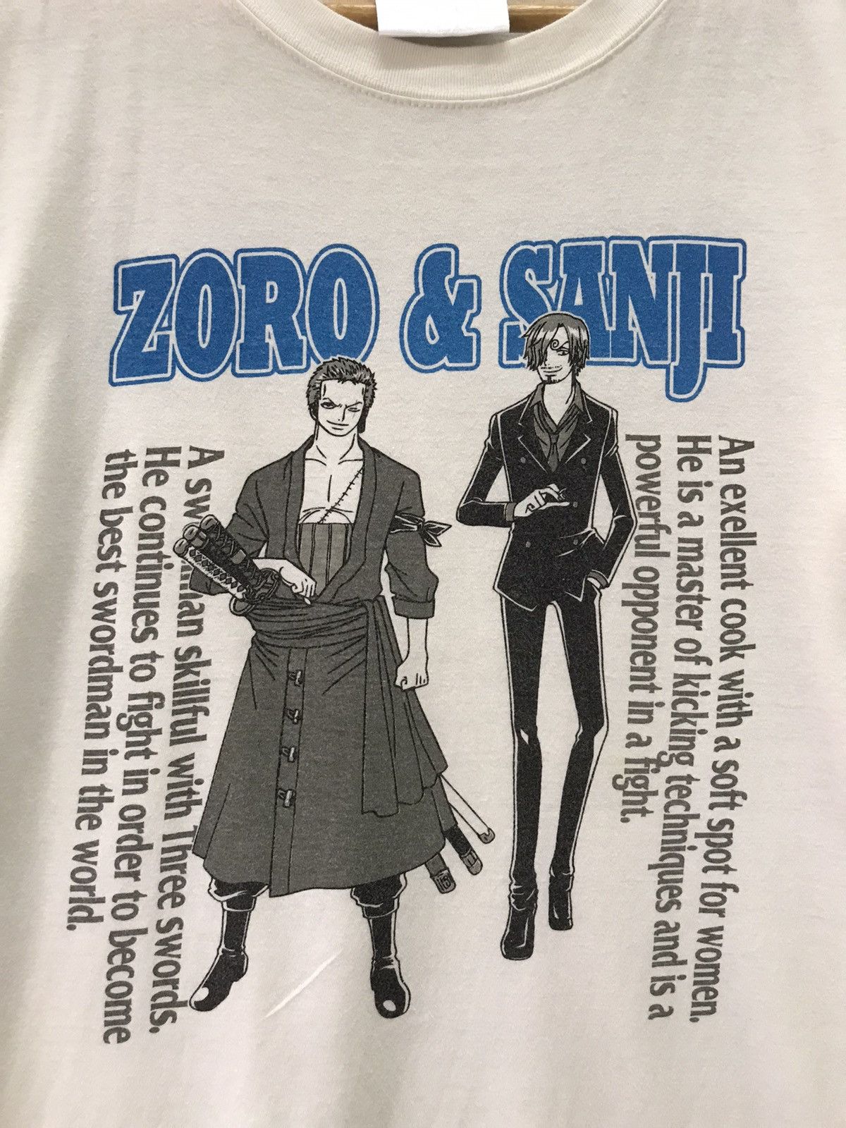 One Piece Vintage One Piece Zoro & Sanji Anime Mugiwara Pirate Tees Size US M / EU 48-50 / 2 - 4 Thumbnail