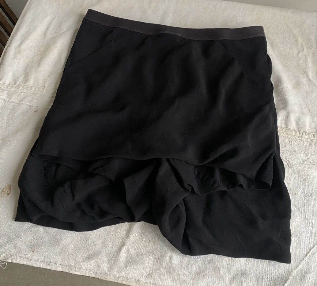 Rick Owens FW13 Plinth black Skirt Skort Shorts