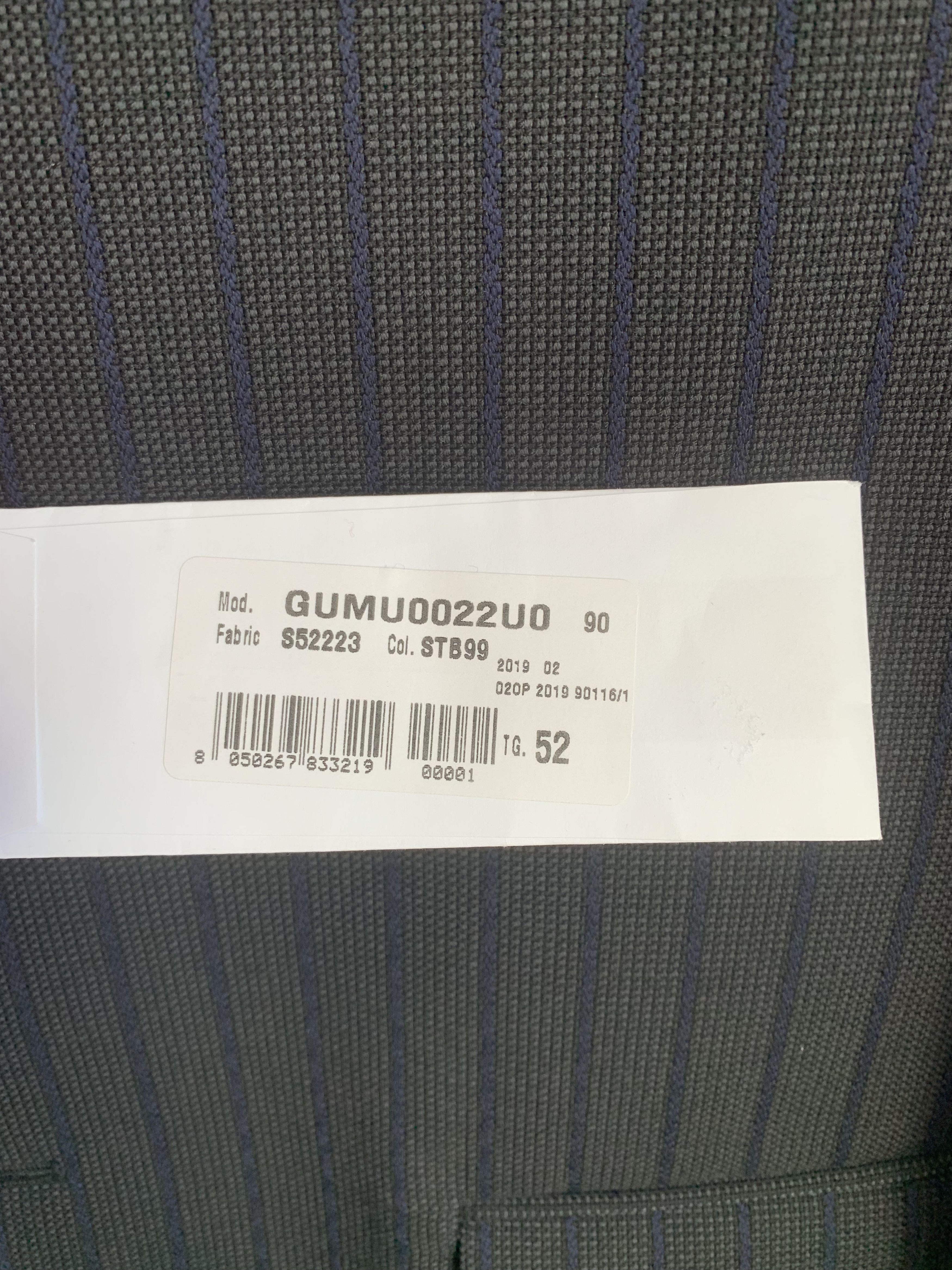 Marni $1.7k+ FW19 blazer w/ indigo stripes, IT52, Italy Size 42R - 13 Thumbnail