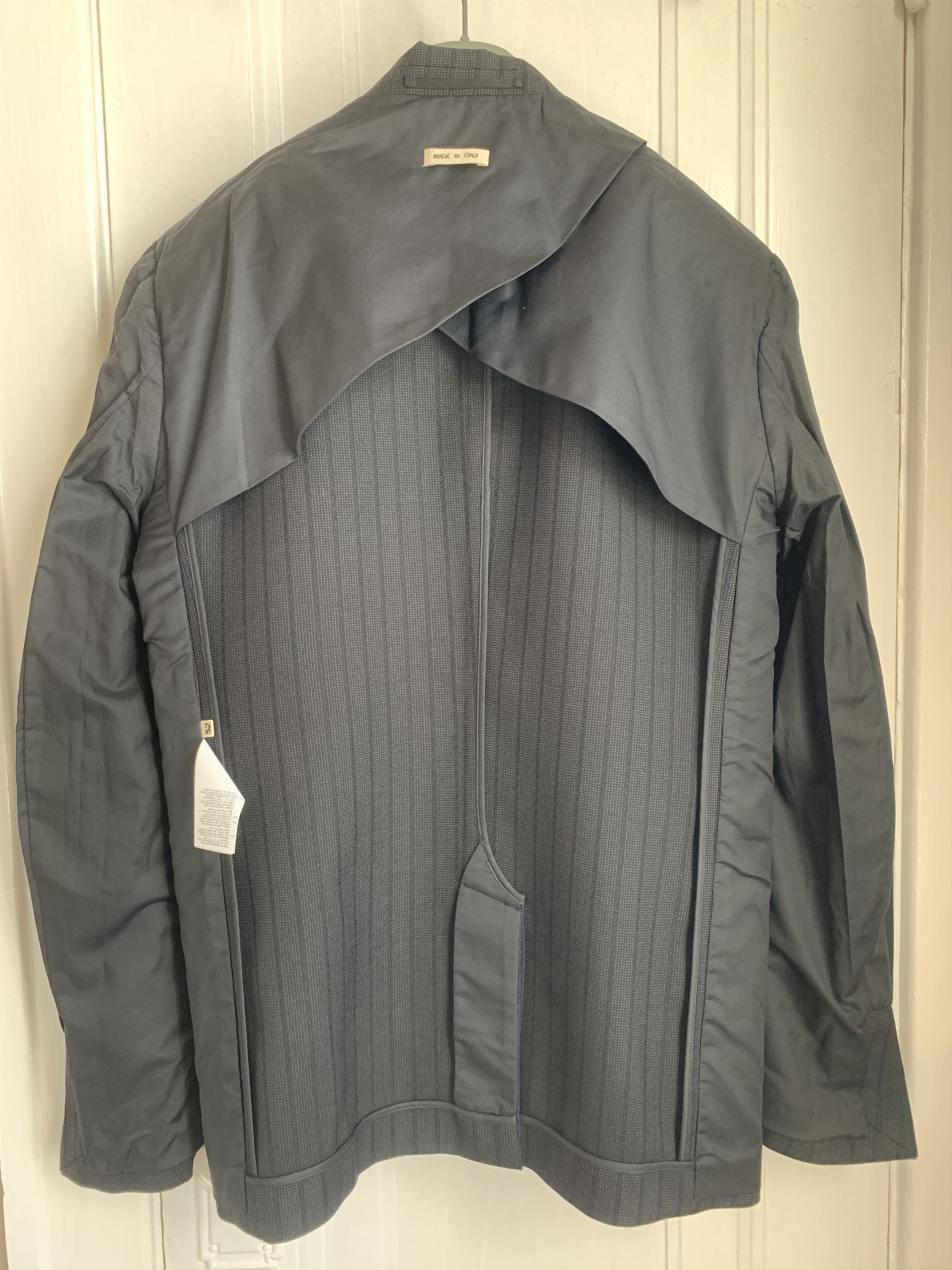 Marni $1.7k+ FW19 blazer w/ indigo stripes, IT52, Italy Size 42R - 11 Thumbnail