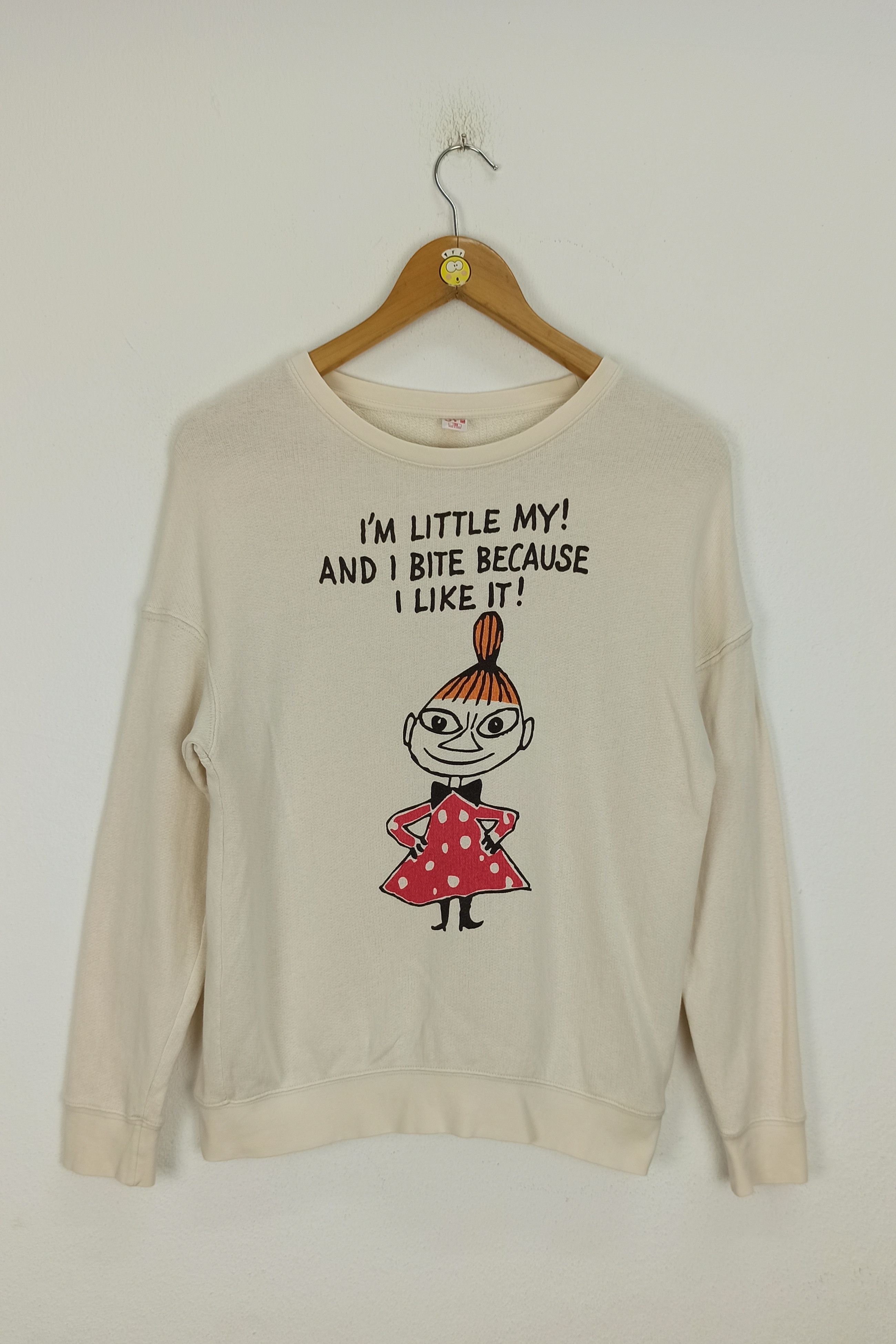 image of Uniqlo Moomin Characters Sweatshirt Kids in Cream (Size XS)