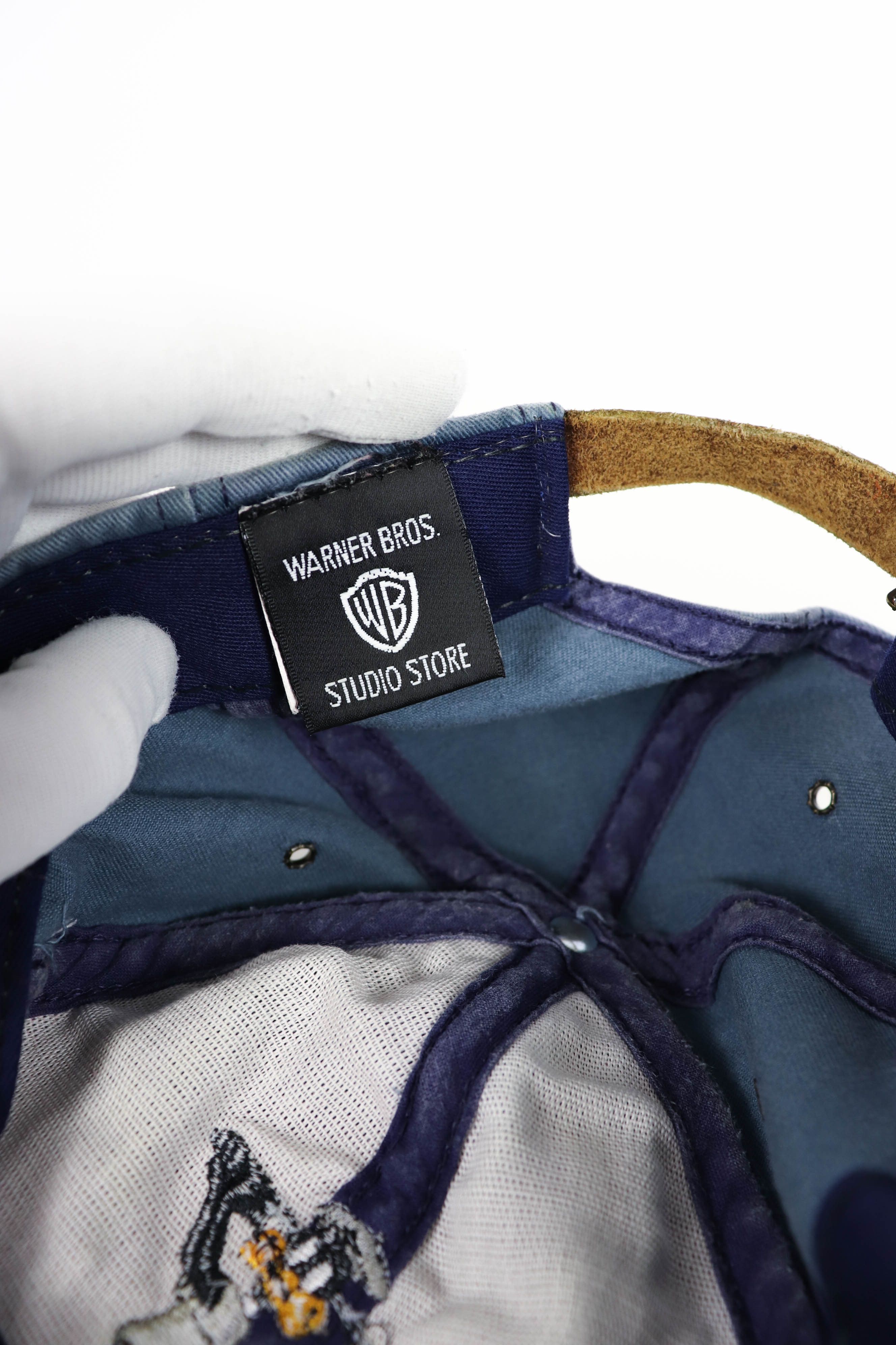 Warner Bros 90s Vintage Warner Brothers Daffy Duck Sun Faded Blue Cap Size ONE SIZE - 10 Thumbnail