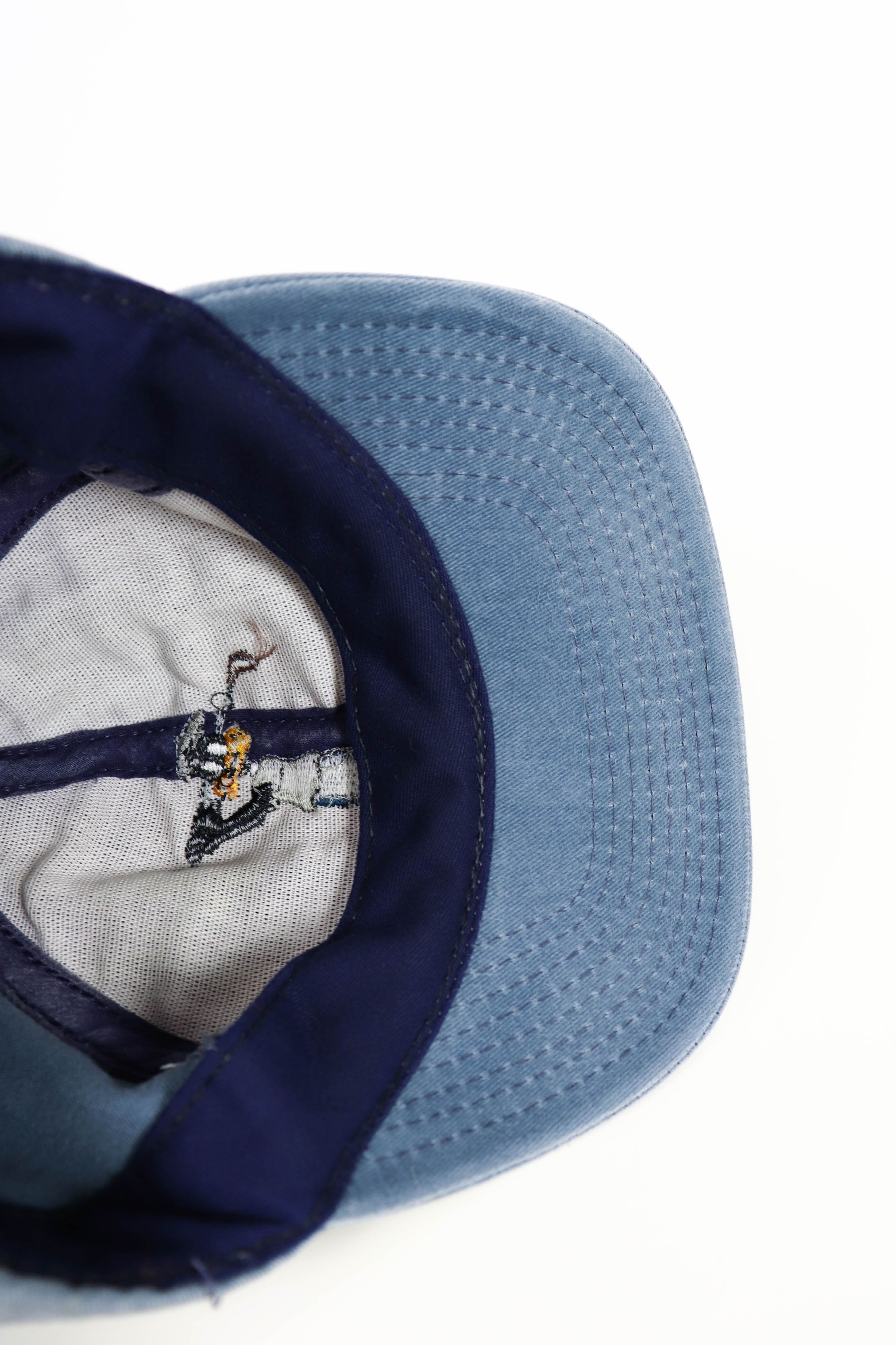 Warner Bros 90s Vintage Warner Brothers Daffy Duck Sun Faded Blue Cap Size ONE SIZE - 12 Thumbnail