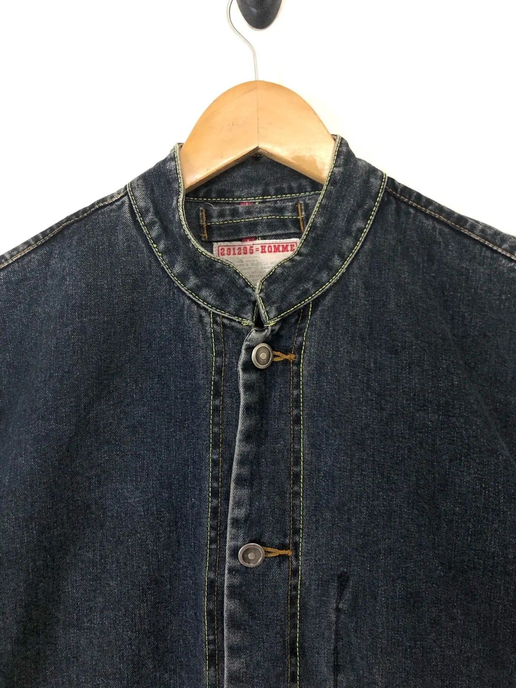 Japanese Brand Vintage 291295 Homme Distressed Denim Jacket