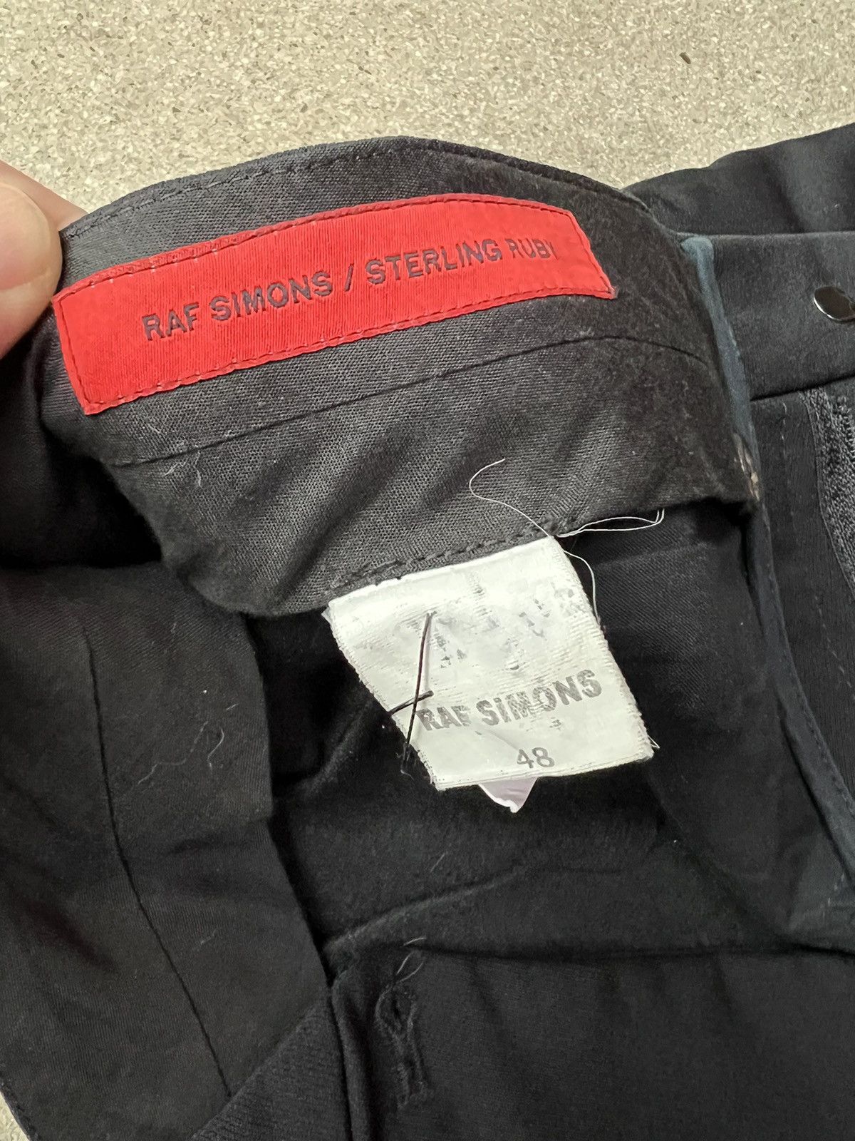 Raf Simons × Sterling Ruby final sale! F/W16 $1090 Limited Poly Stretch Pants Size US 32 / EU 48 - 3 Thumbnail