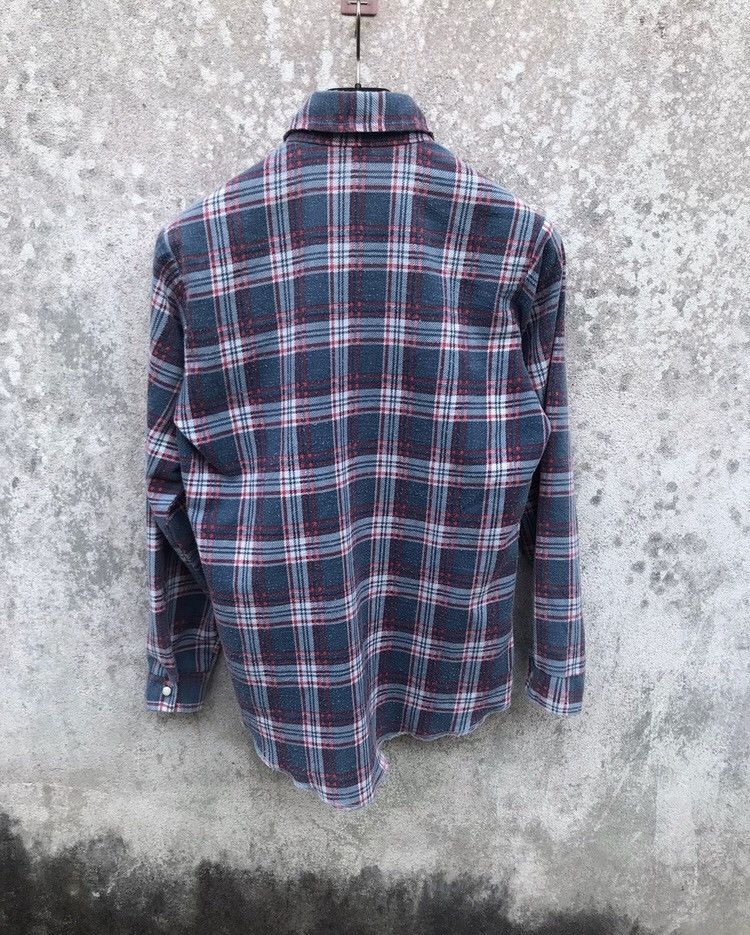 Flannel Vintage 90s Wrangler western Flannel Buttonup Shirt Size US S / EU 44-46 / 1 - 3 Thumbnail