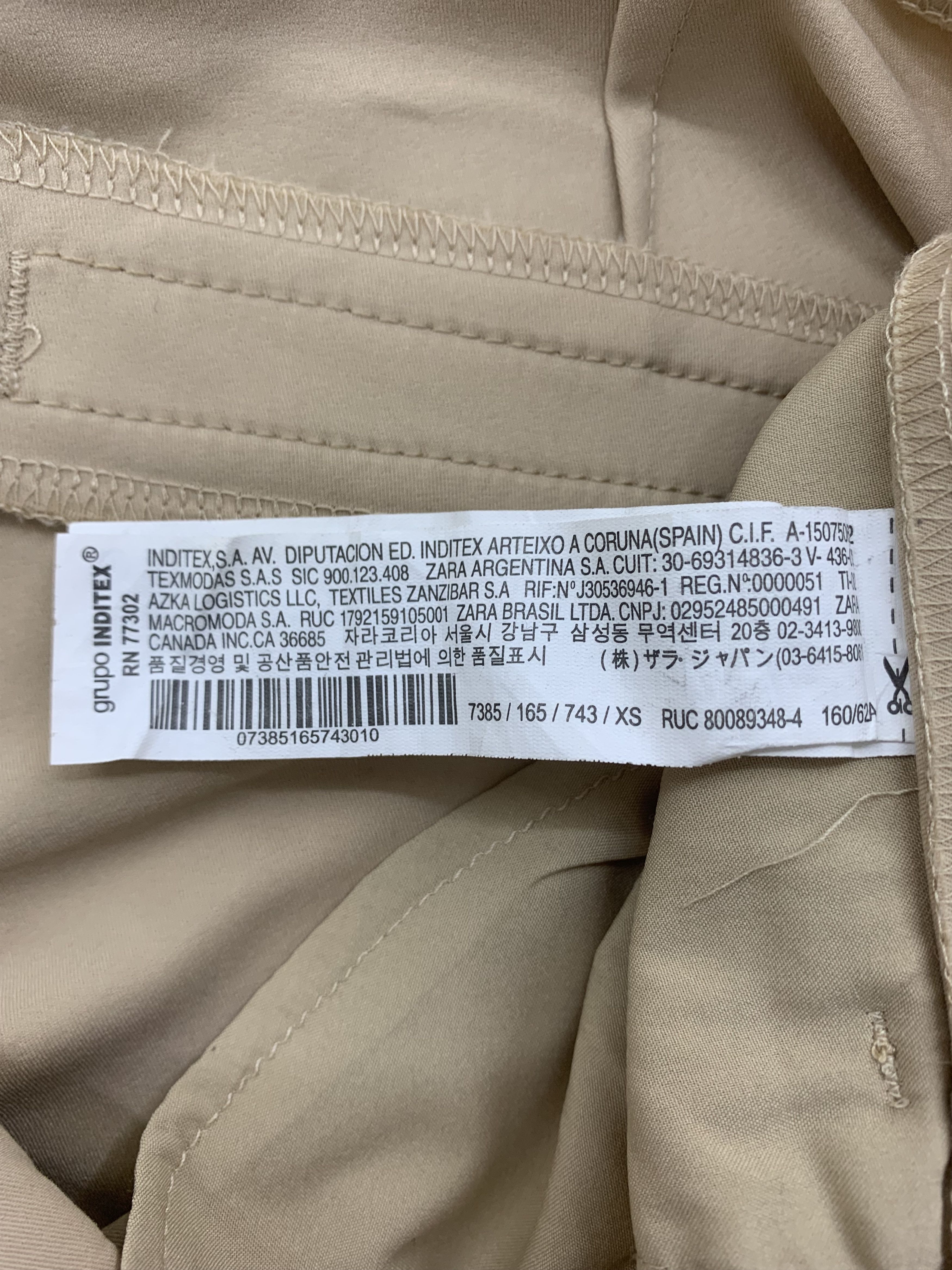Vintage Zara Cargo Pants size 27 Size 27" / US 4 / IT 40 - 12 Thumbnail