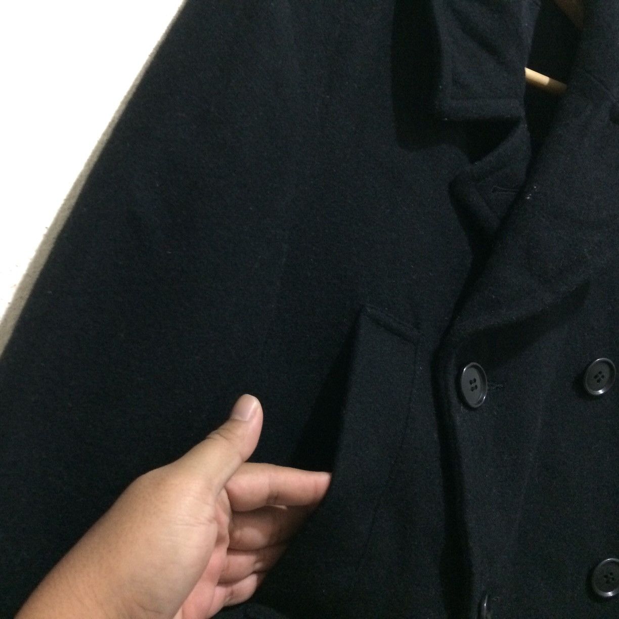 CABANE de ZUCCa × Japanese Brand Vintage ZUCCA wool Jacket Duffle Coat Size US M / EU 48-50 / 2 - 4 Thumbnail