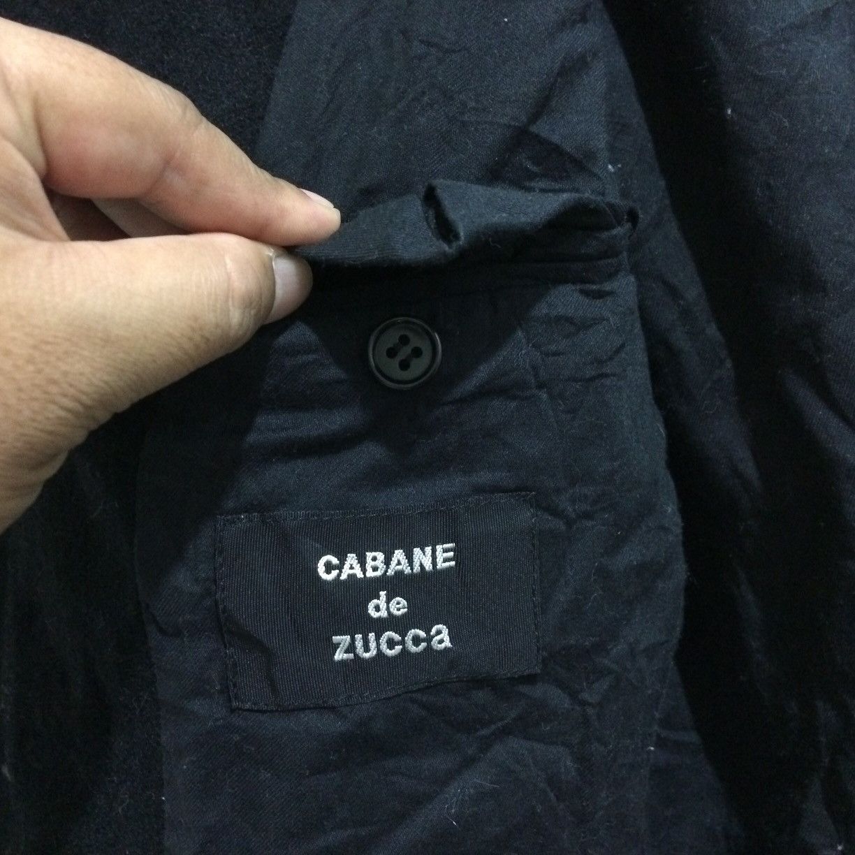 CABANE de ZUCCa × Japanese Brand Vintage ZUCCA wool Jacket Duffle Coat Size US M / EU 48-50 / 2 - 8 Thumbnail